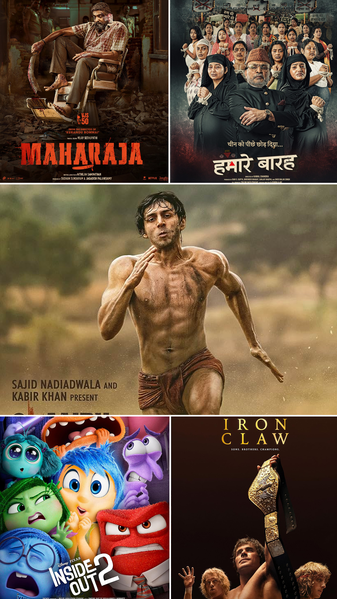 Humare Baarah to Chandu Champion: 5 theatrical releases of this week