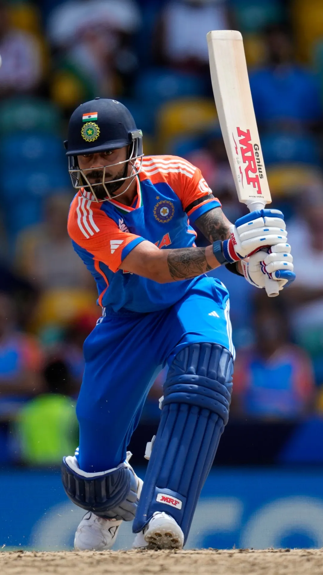 1 - Virat Kohli: Kohli has become the first player to hit 3000 runs in World Cups. He has 3002 runs
