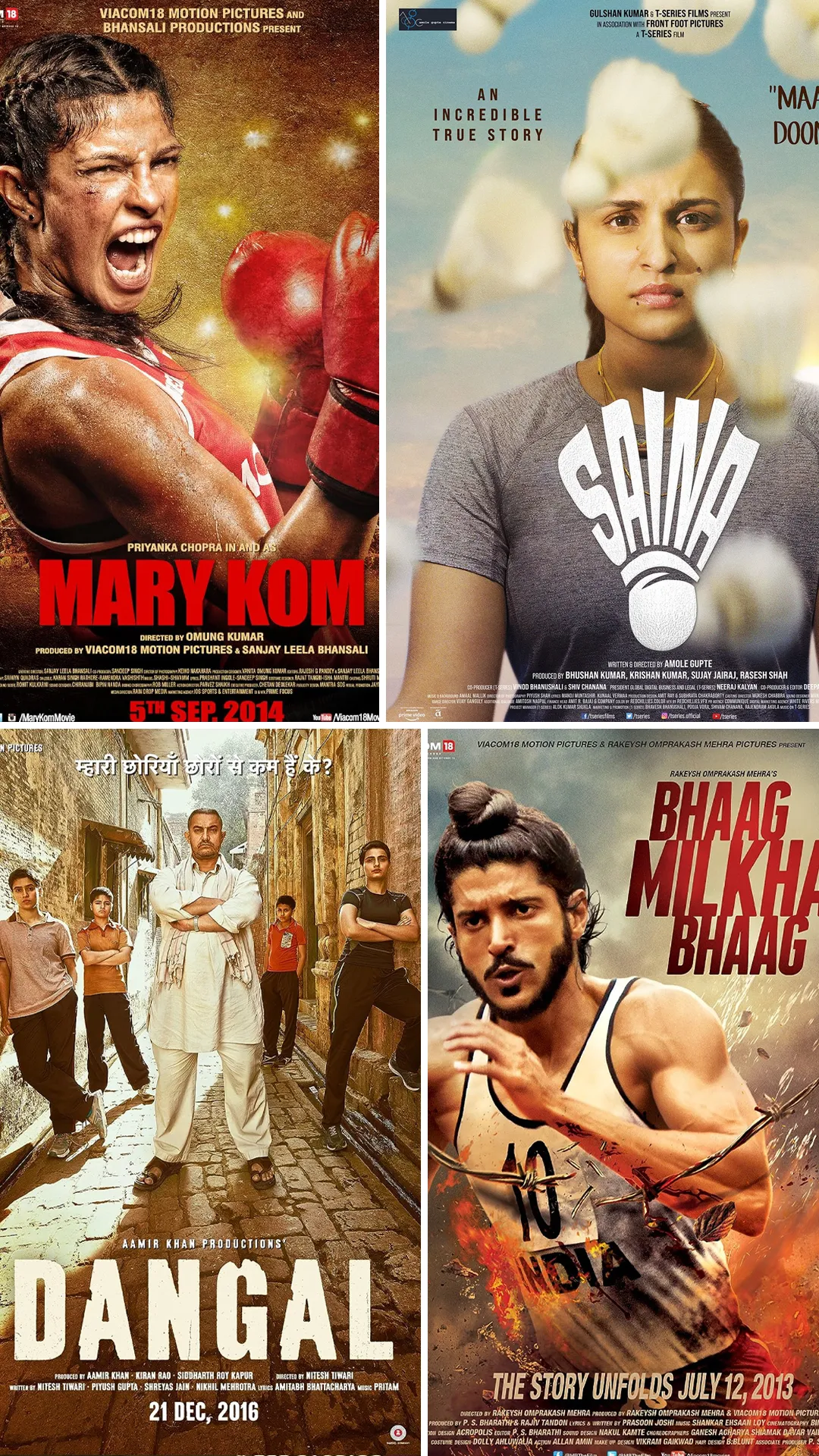 Maidaan to Bhaag Milkha Bhaag: Films showcasing India's voyage at Olympics