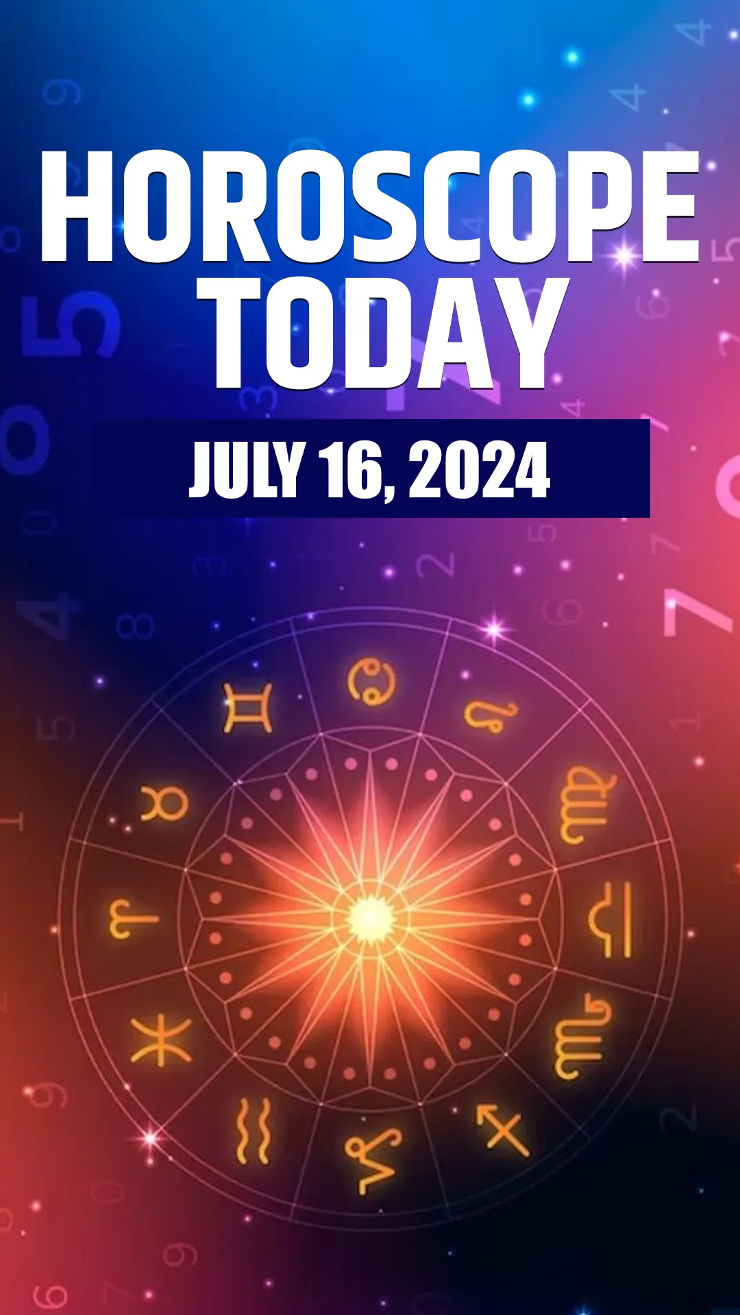 Know Lucky number and colour for all zodiac signs in your horoscope for July 16, 2024