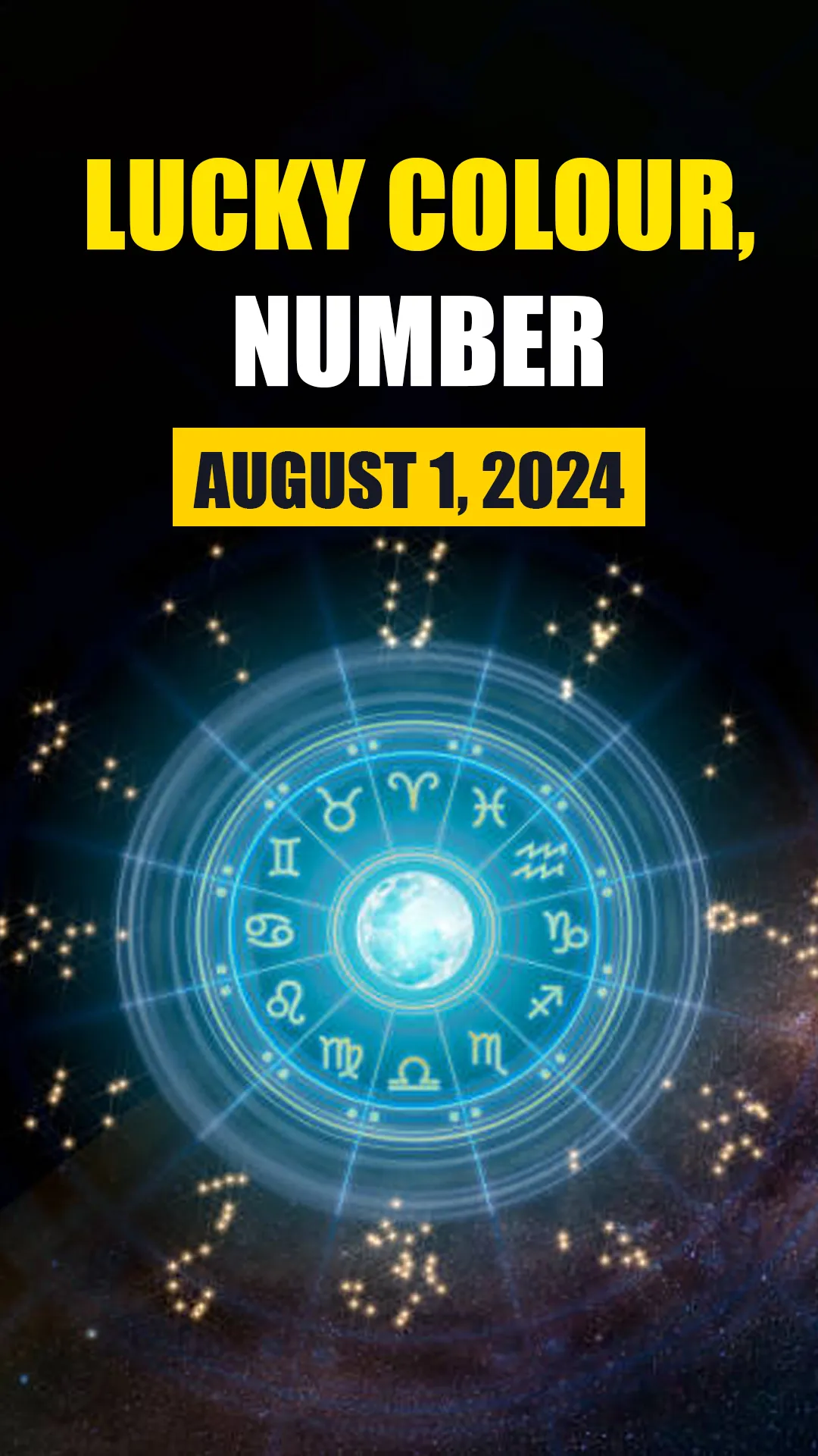 Know lucky colour, number of all zodiac signs in horoscope for August 1, 2024