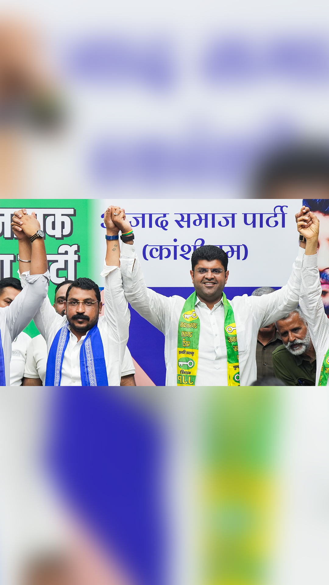 Haryana Assembly polls: Dushyant Chautala's JJP forges alliance with Chandrashekhar Ravan's ASP