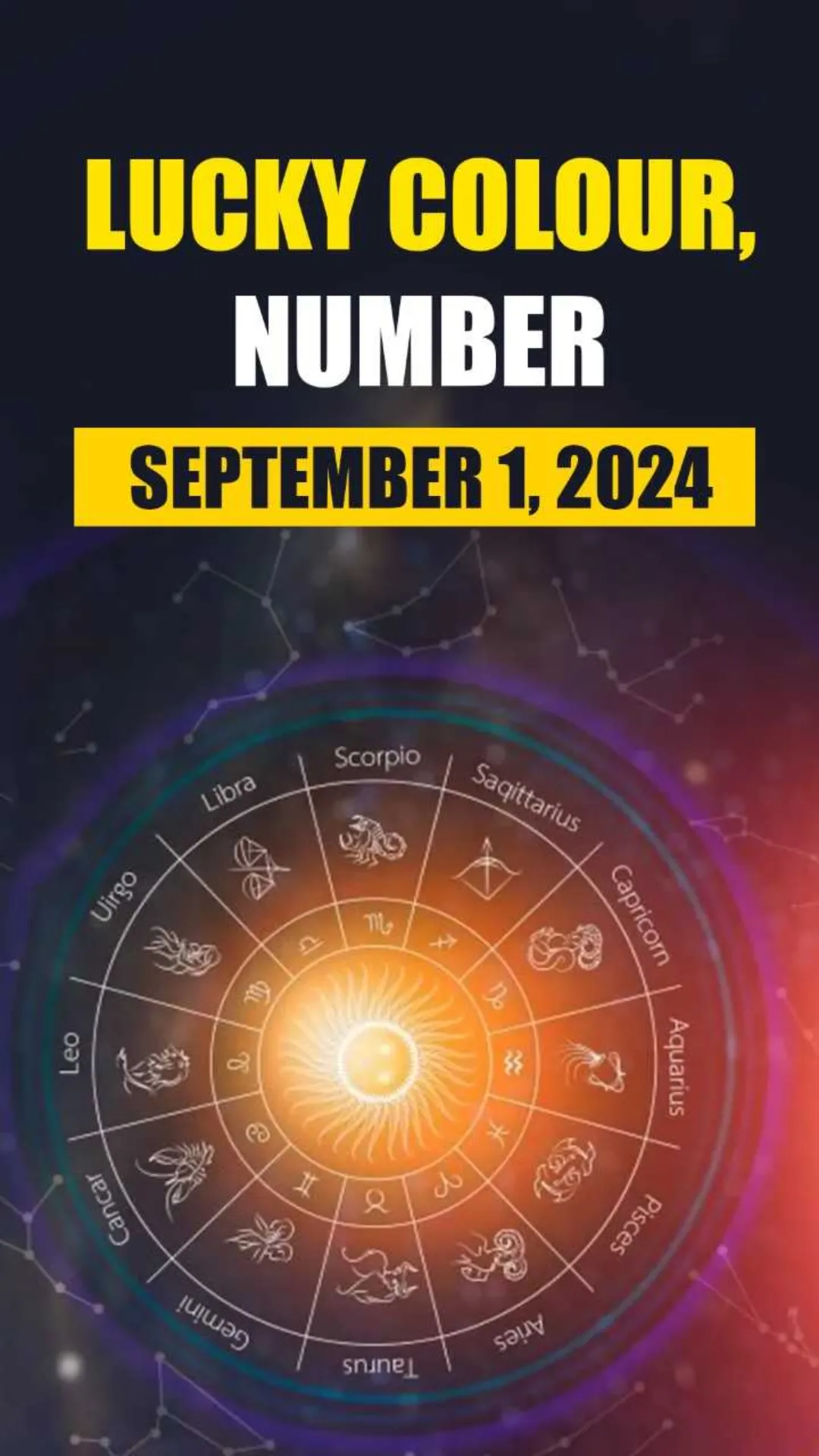 Horoscope Today: Lucky colour, number of all zodiac signs for September 1, 2024