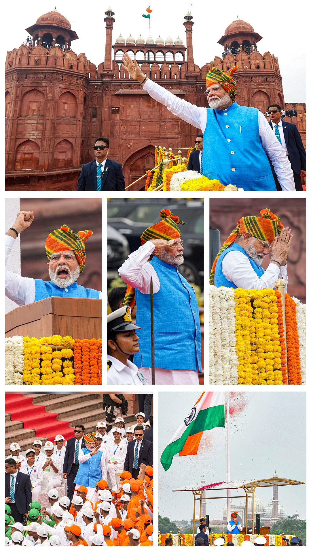 In Pics | Independence Day celebration from Delhi&#039;s iconic Red Fort