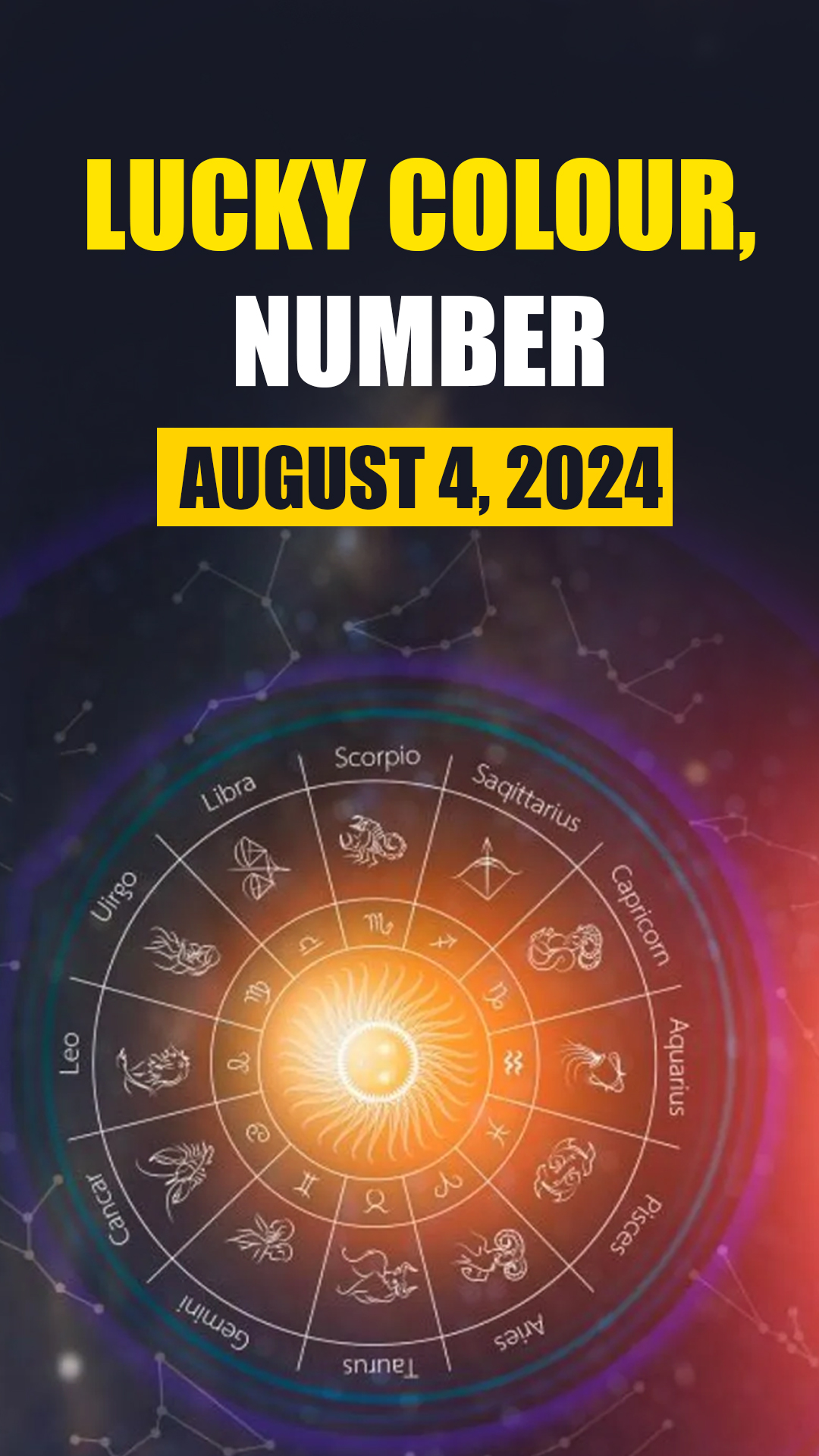 Horoscope Today: Lucky colour, number of all zodiac signs for August 4, 2024