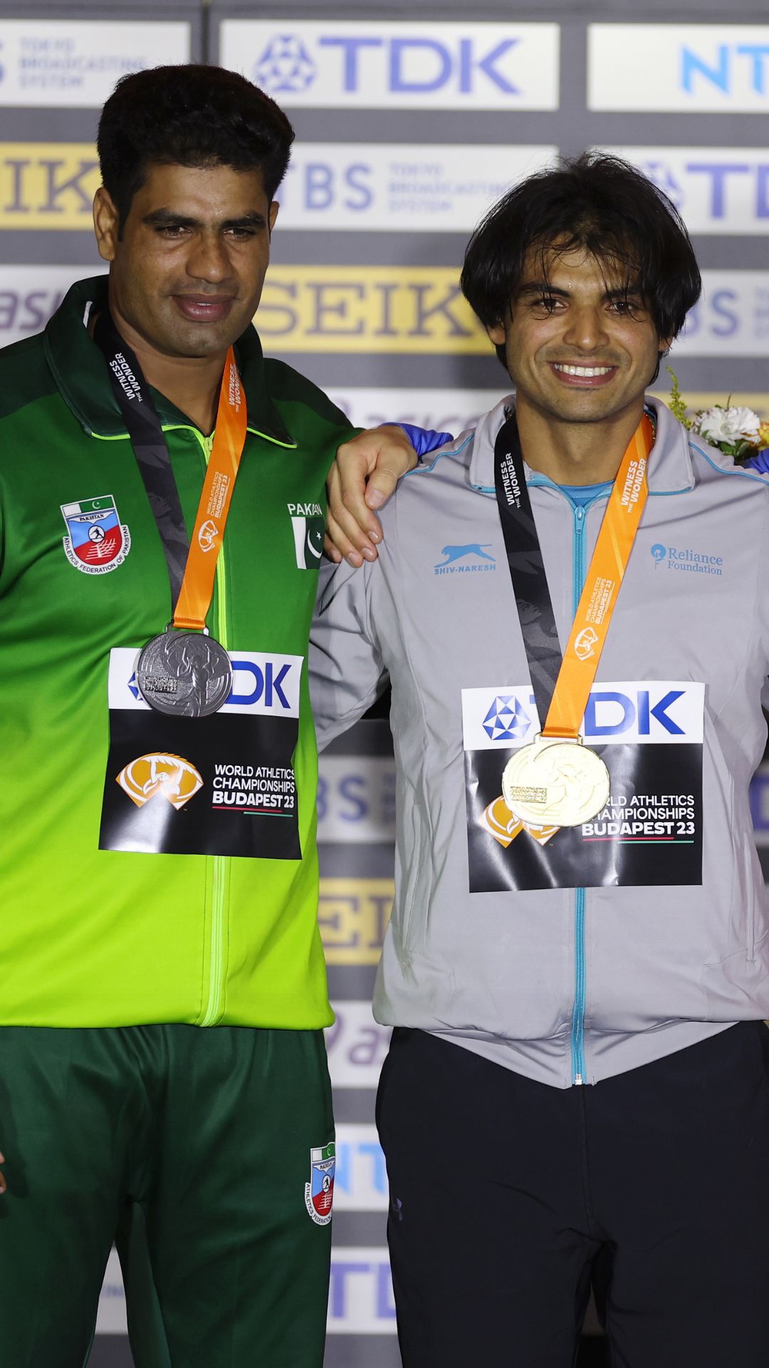 Neeraj Chopra vs Arshad Nadeem head-to-head record