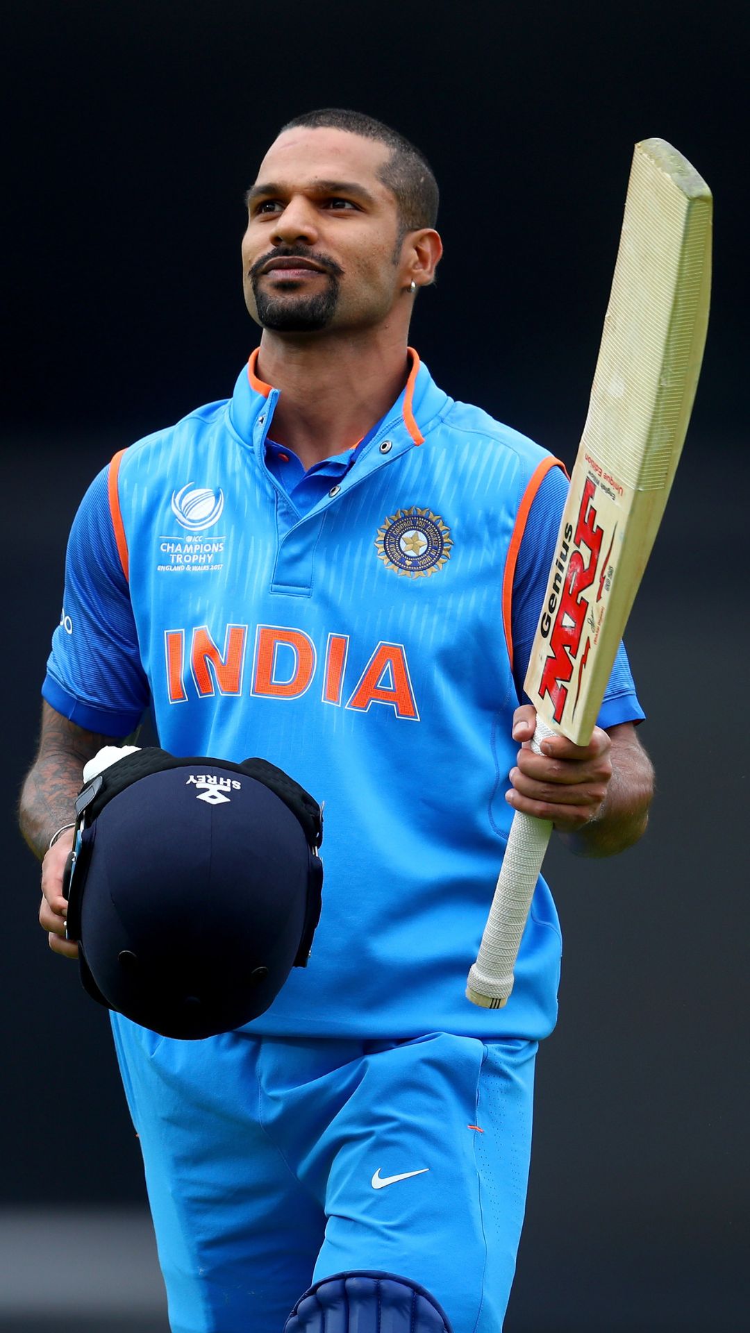 Shikhar Dhawan's record in ICC tournaments