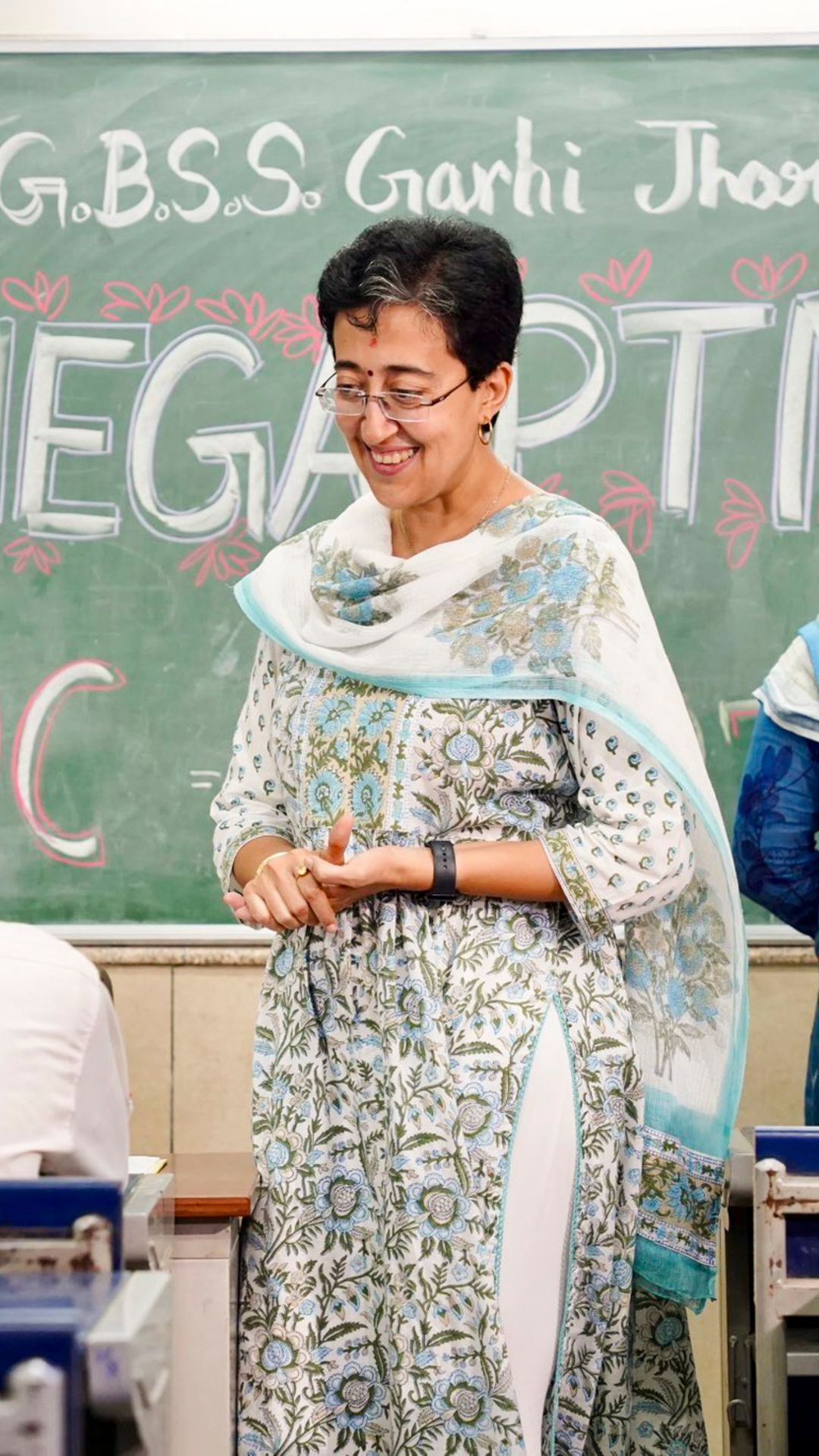 Atishi Marlena - Academic Background