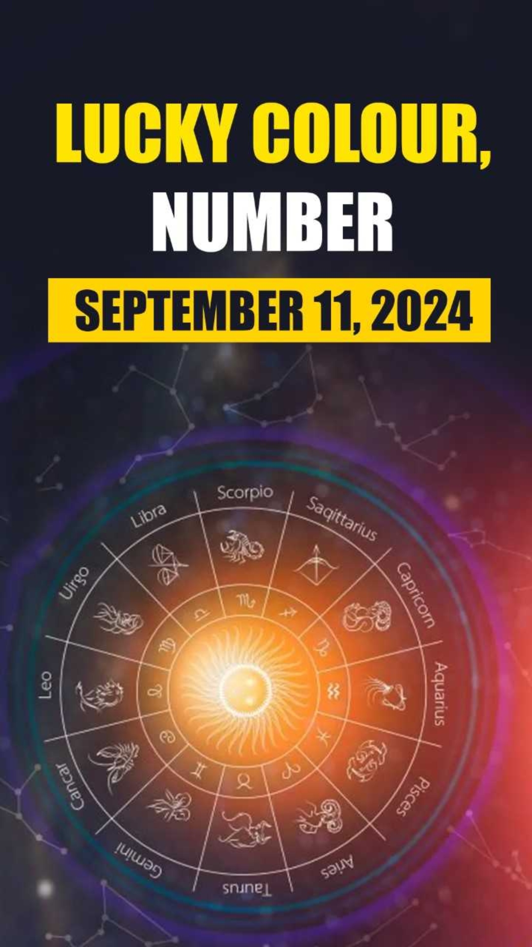 Horoscope Today: Lucky colour, number of all zodiac signs for September 11, 2024