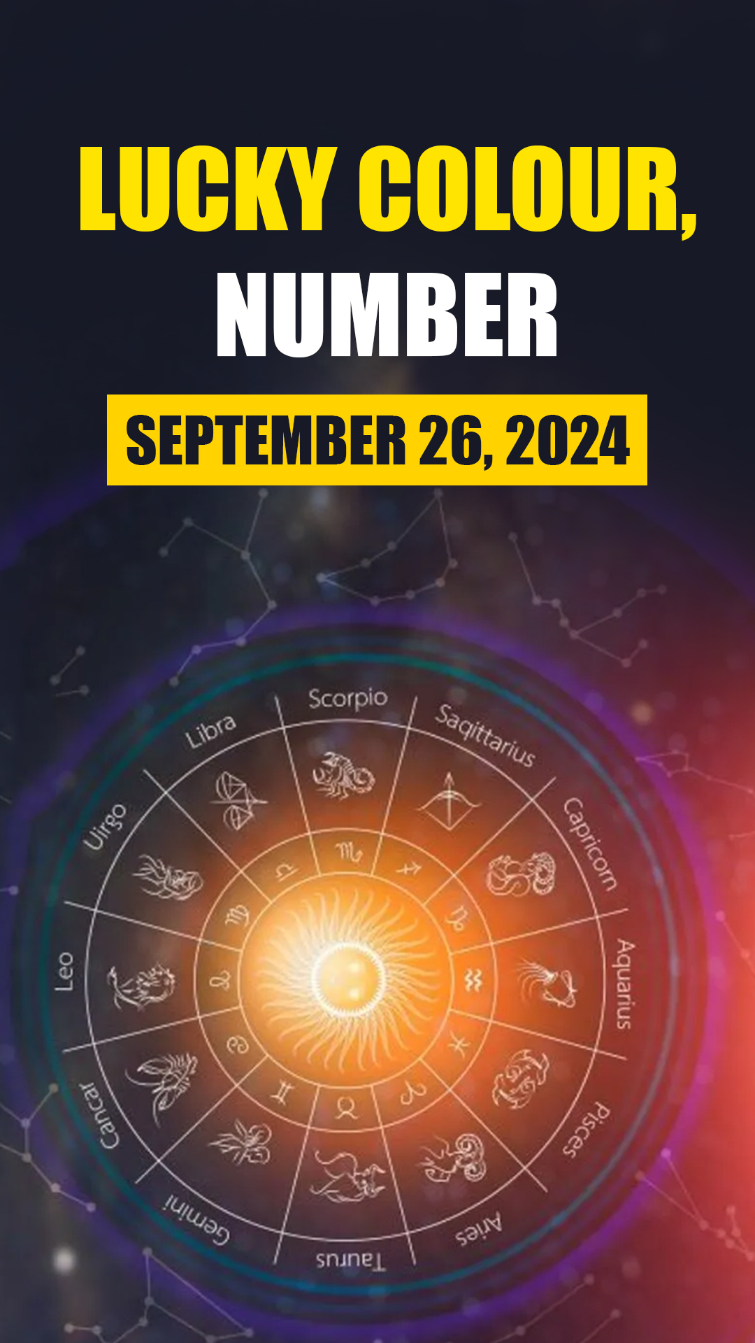 Horoscope Today, Sept 26: Know lucky colour, number of all zodiac signs