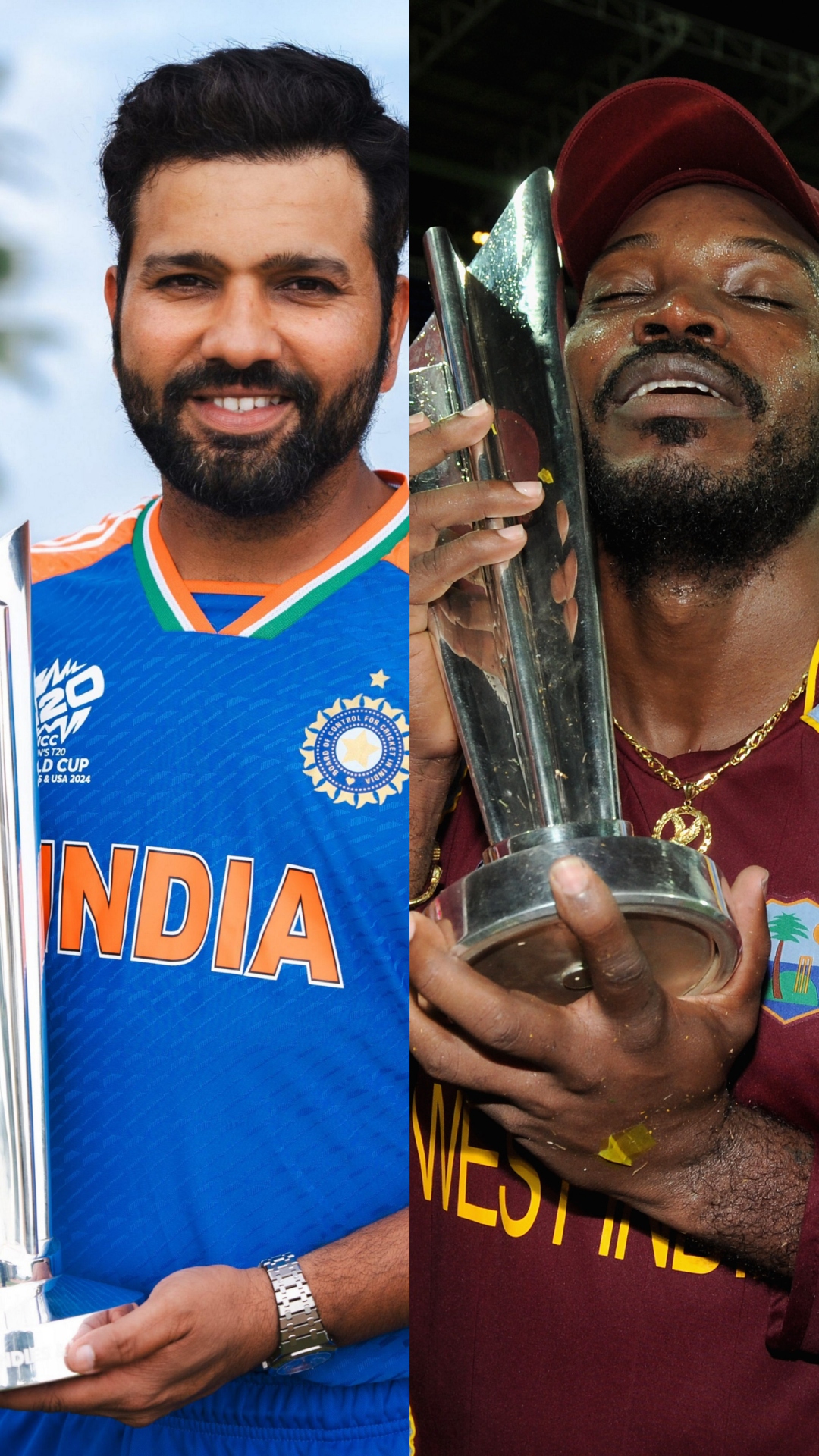 Rohit Sharma vs Chris Gayle, statistical comparison in T20Is of two greats