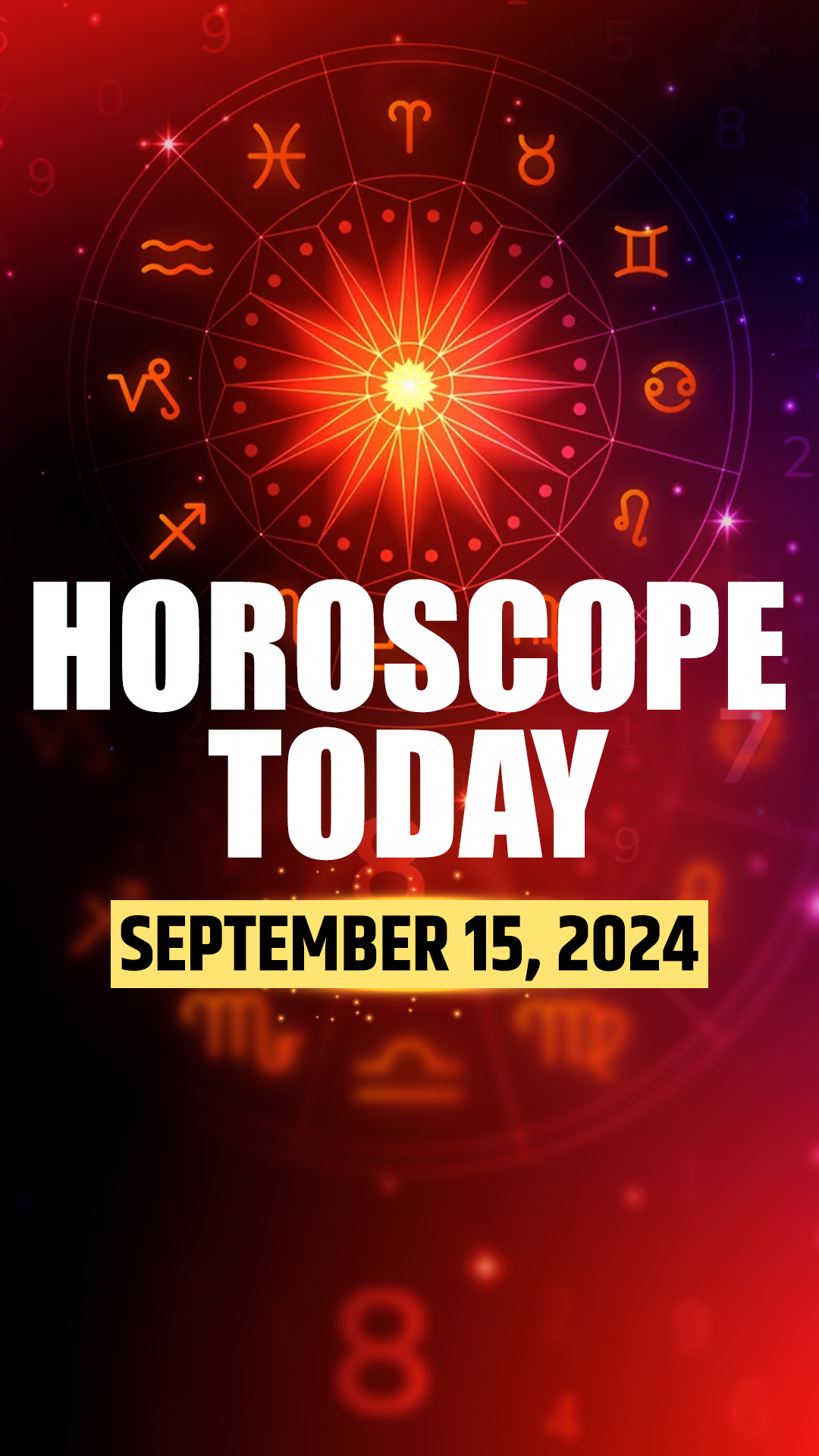 Know Lucky number and colour for all zodiac signs in your horoscope for September 15, 2024