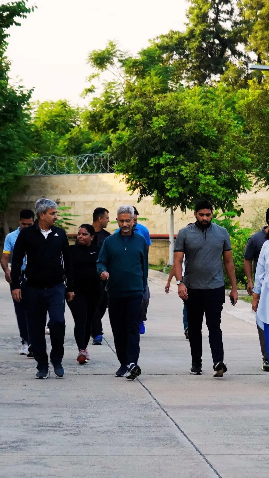 Jaishankar's morning stroll: A diplomatic walk on Pakistani soil | IN PICS
