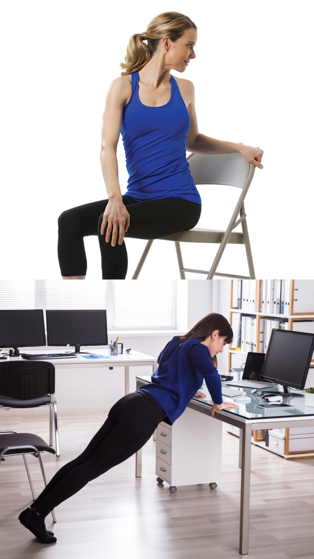 5 easy desk exercises to burn belly fat while sitting