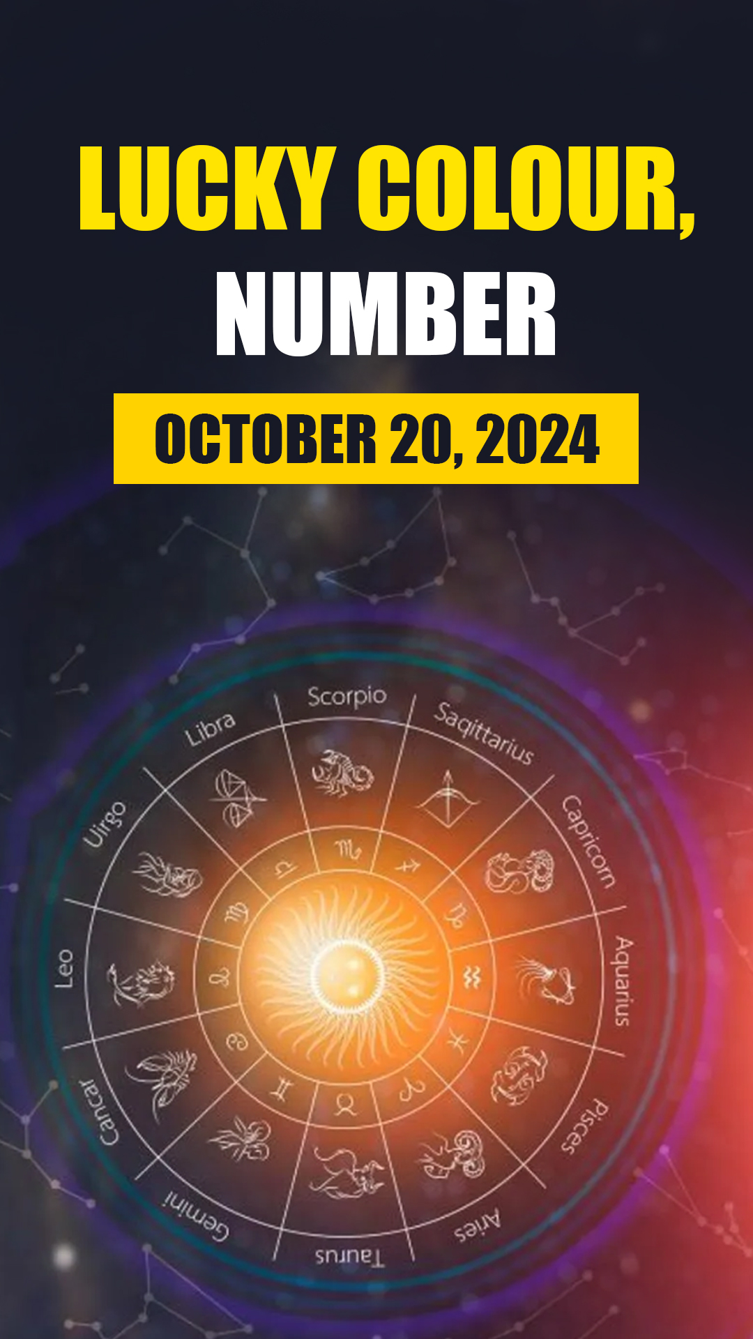 Horoscope Today, October 20, 2024: Know lucky colour, number of all zodiac signs