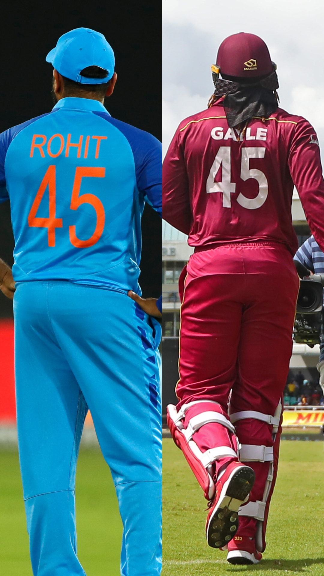 6 Cricketers to wear jersey No.45 in International cricket