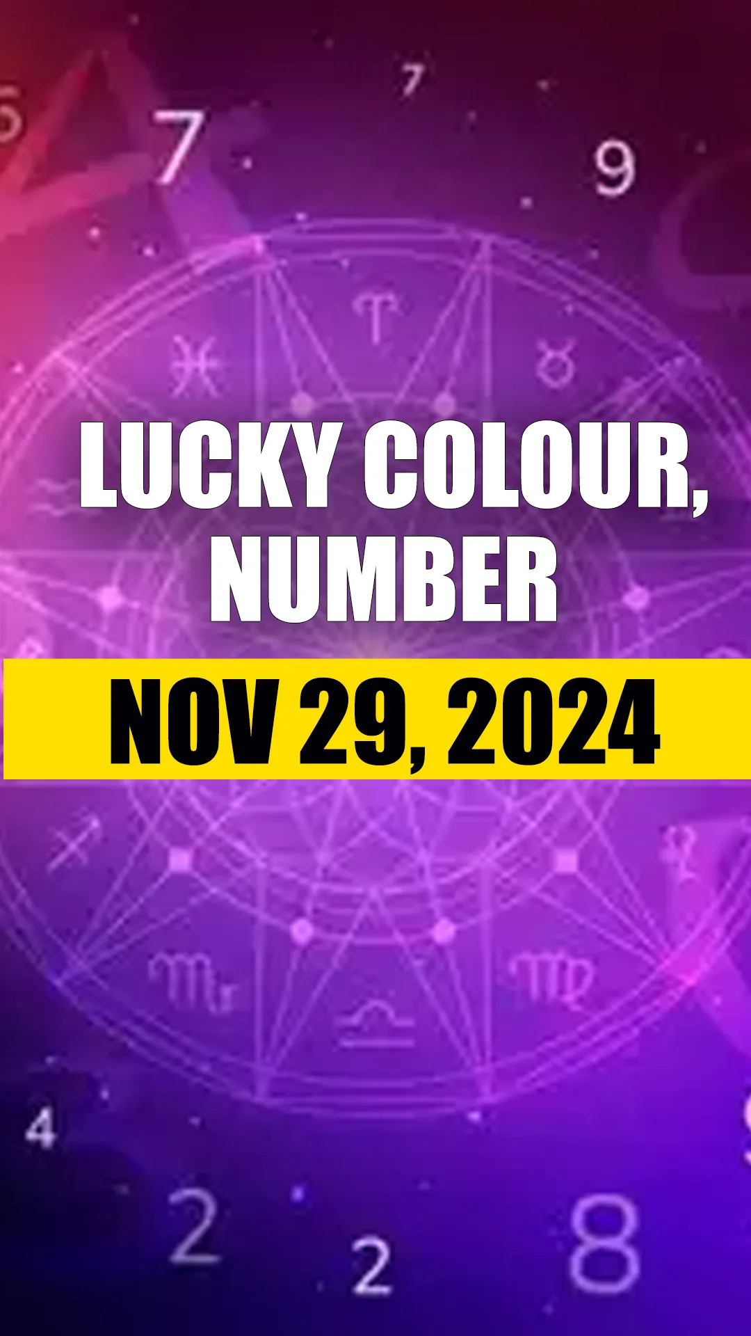 Horoscope Today, November 29, 2024: Know lucky colour, number of all zodiac signs