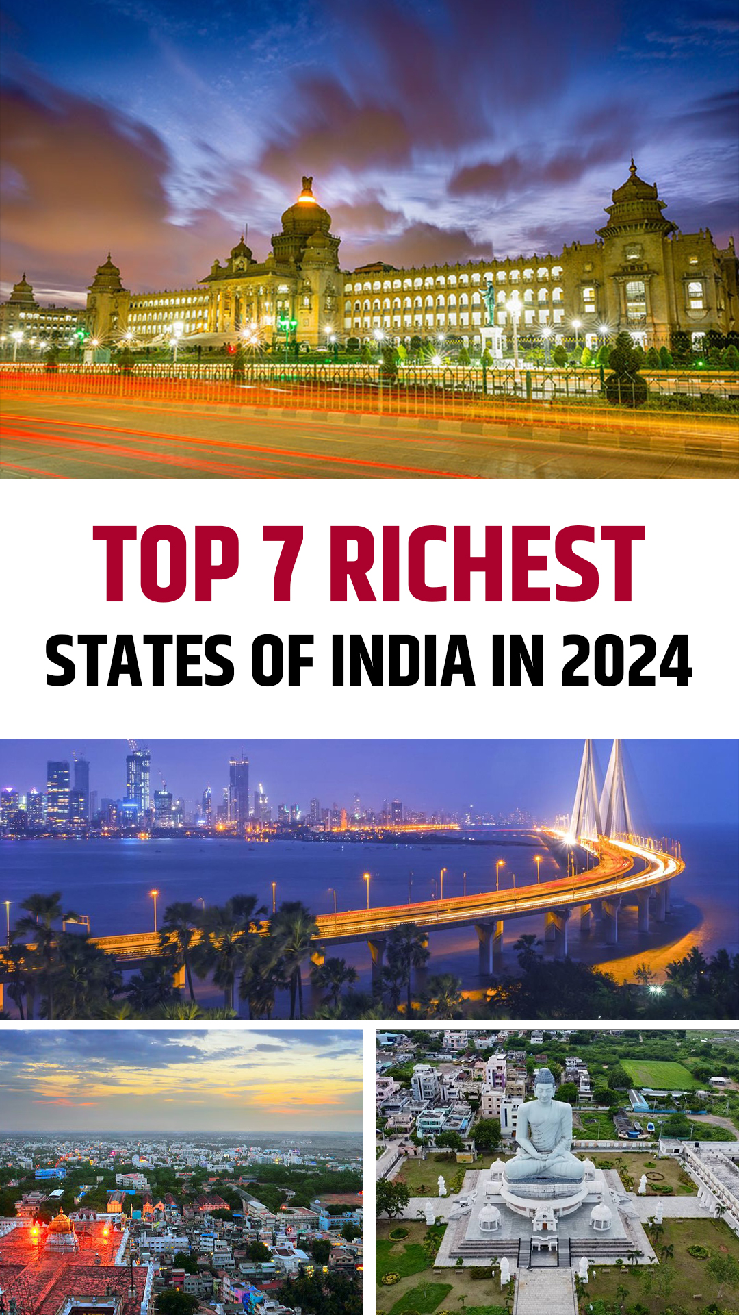 Top 7 richest states of India in 2024