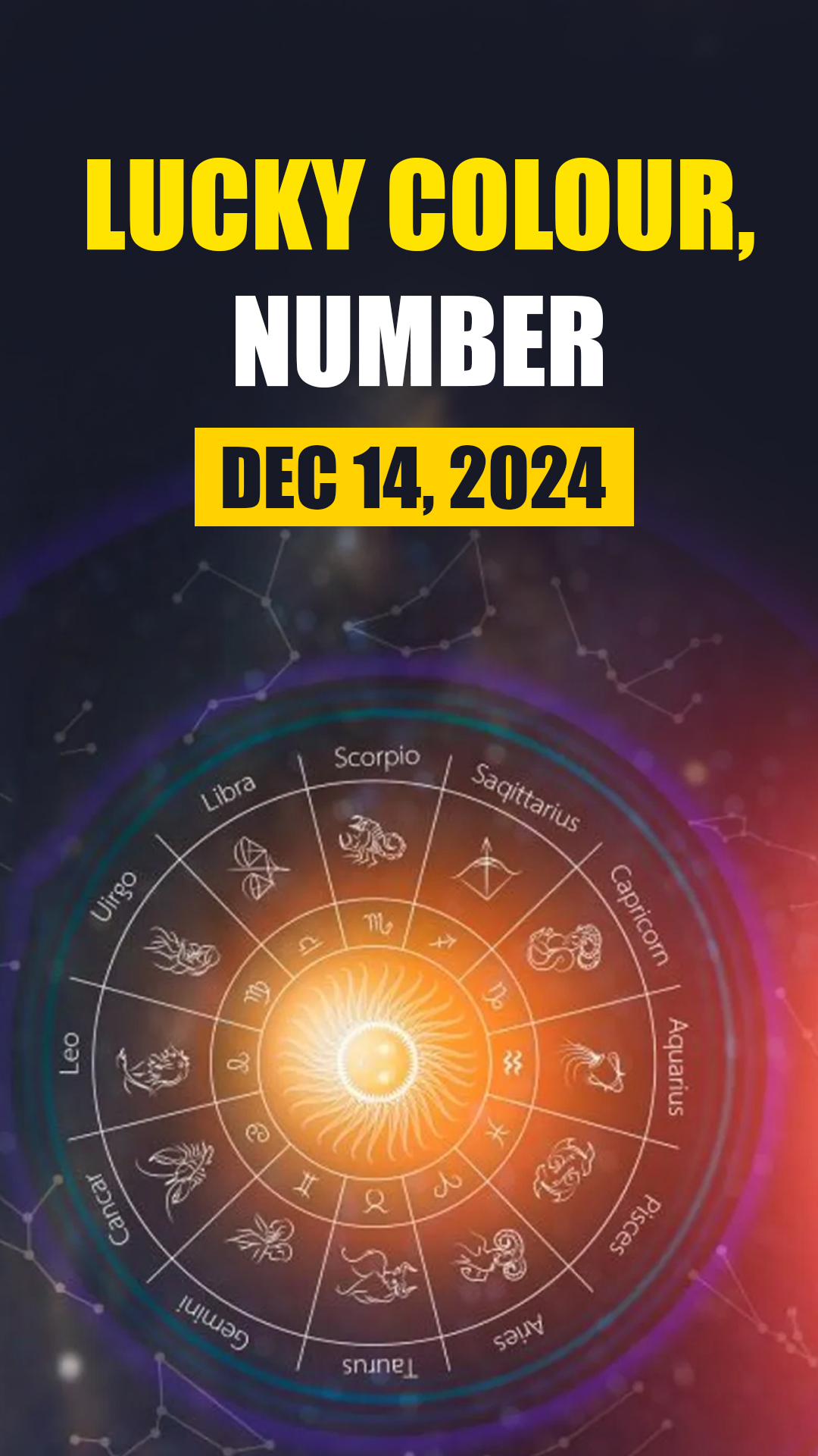 Horoscope Today, December 14, 2024: Know lucky colour, number of all zodiac signs