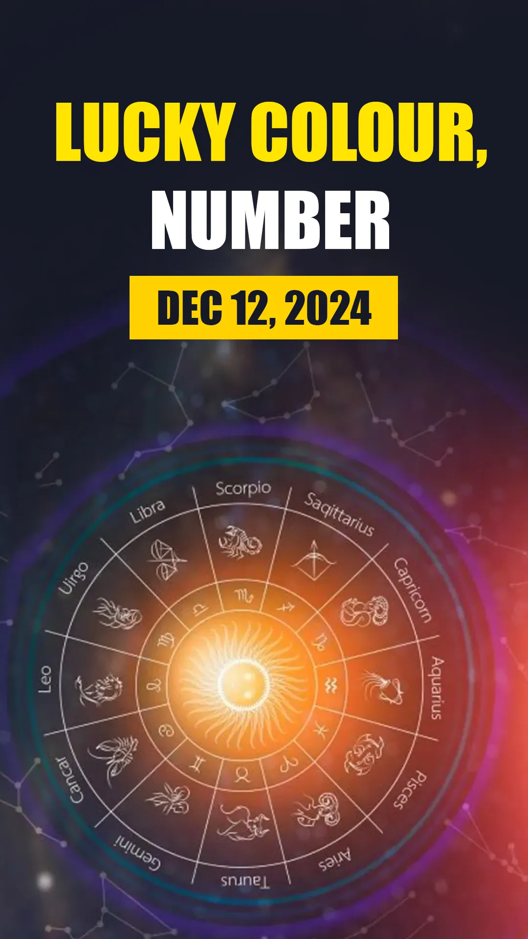 Horoscope Today, December 12, 2024: Know lucky colour, number of all zodiac signs