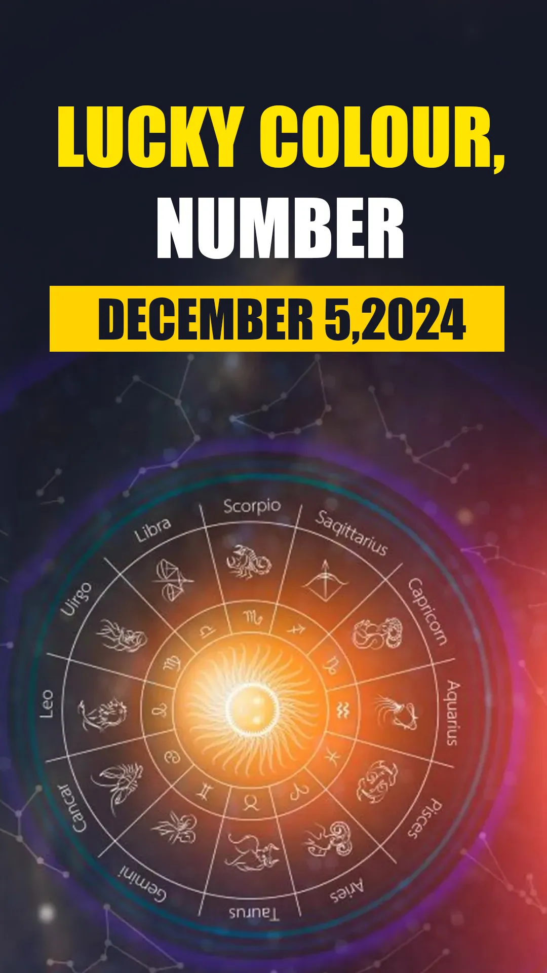 Horoscope Today, December 5, 2024: Know lucky colour, number of all zodiac signs