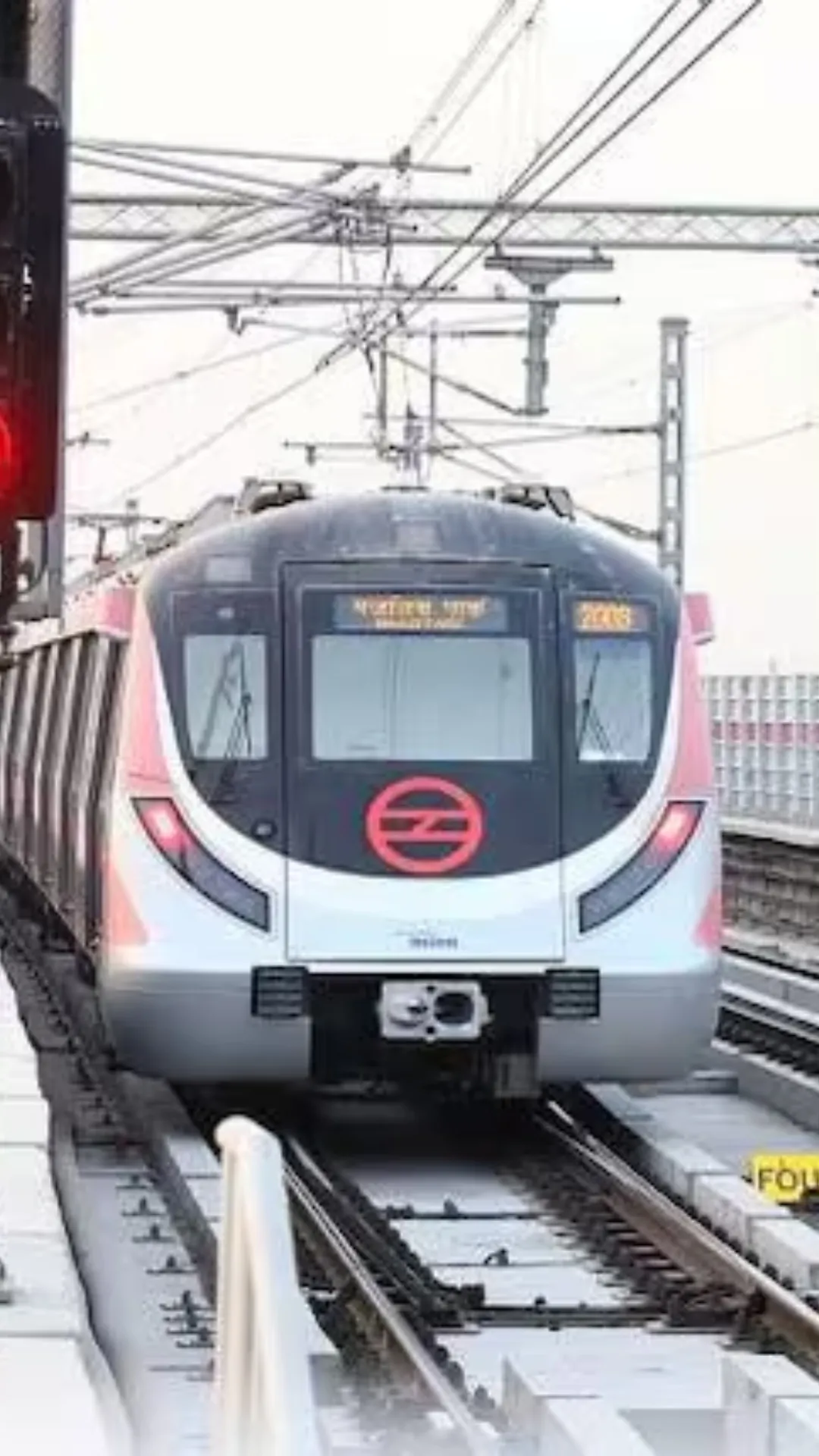 First passenger of Delhi Metro 