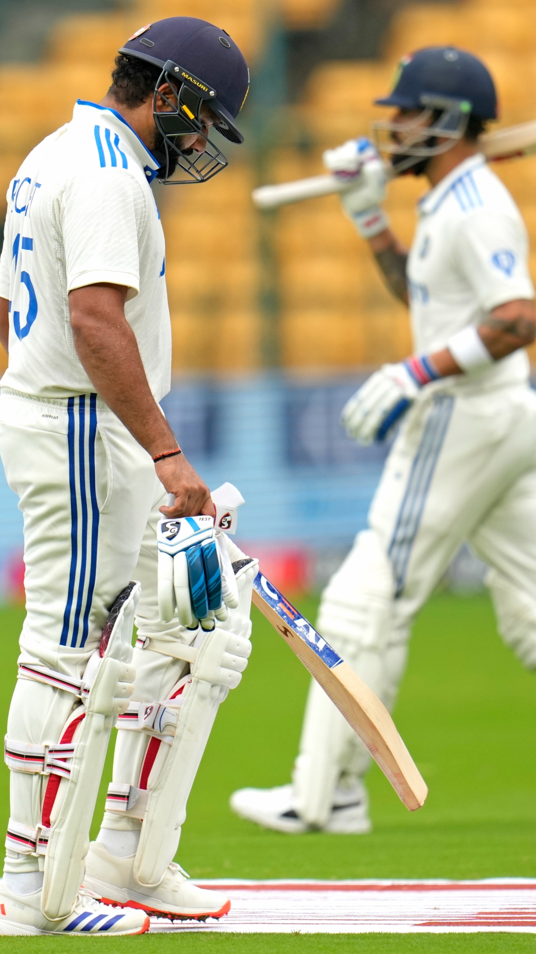 Indian Test captains with lowest batting average in Tests (minimum 1000 runs); Rohit Sharma second worst,&nbsp;Virat Kohli&nbsp;best