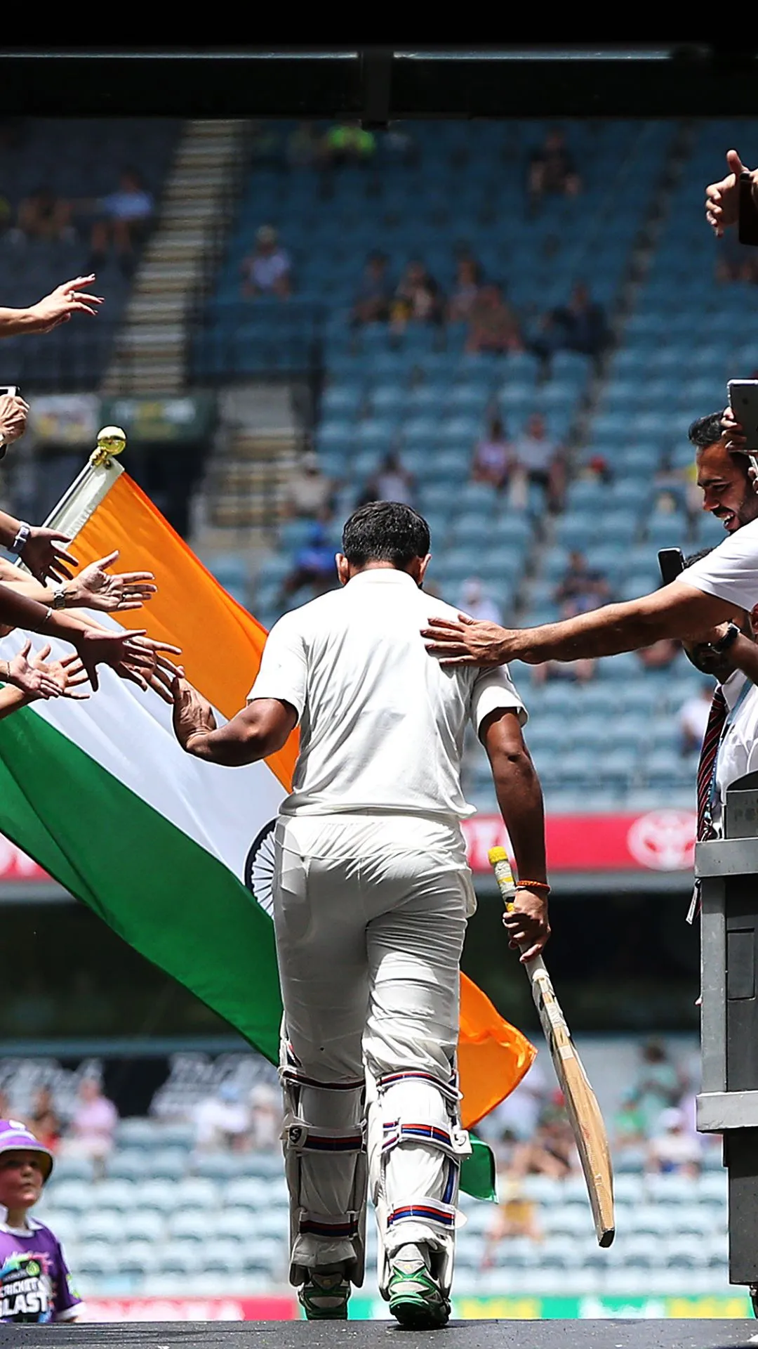 Most runs for India in pink-ball Tests