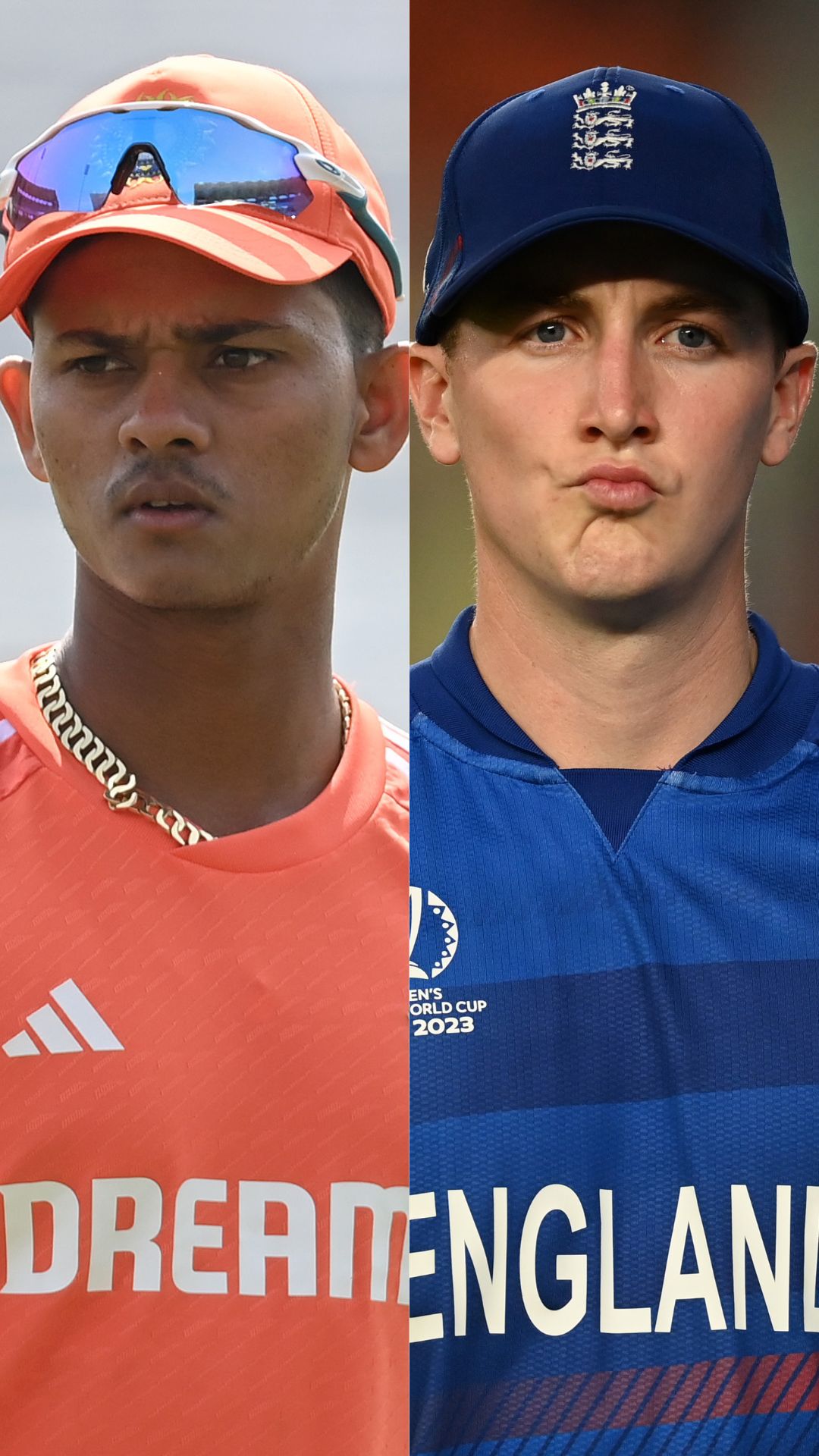 Yashasvi Jaiswal vs Harry Brook: Test and T20I record comparison