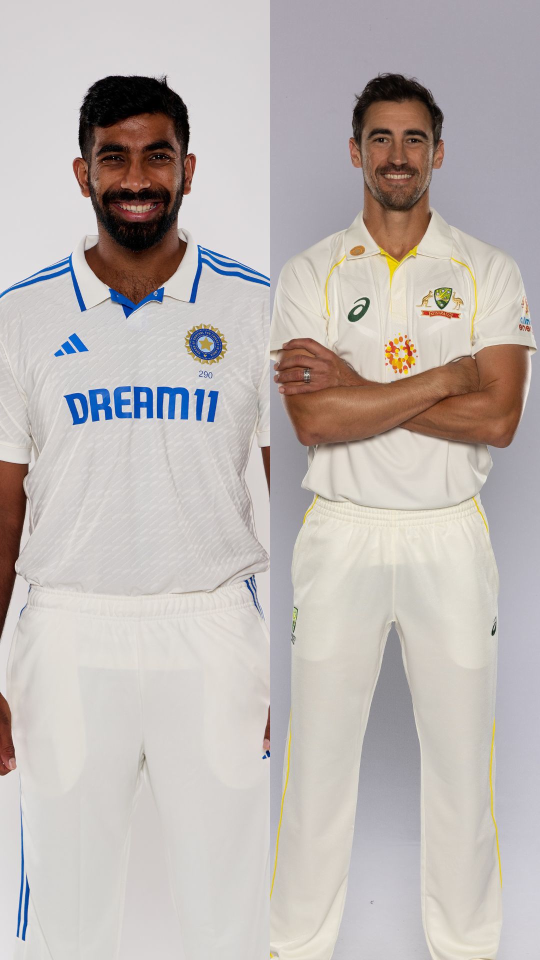 Jasprit Bumrah vs Mitchell Starc - Stats comparison after 41 Tests