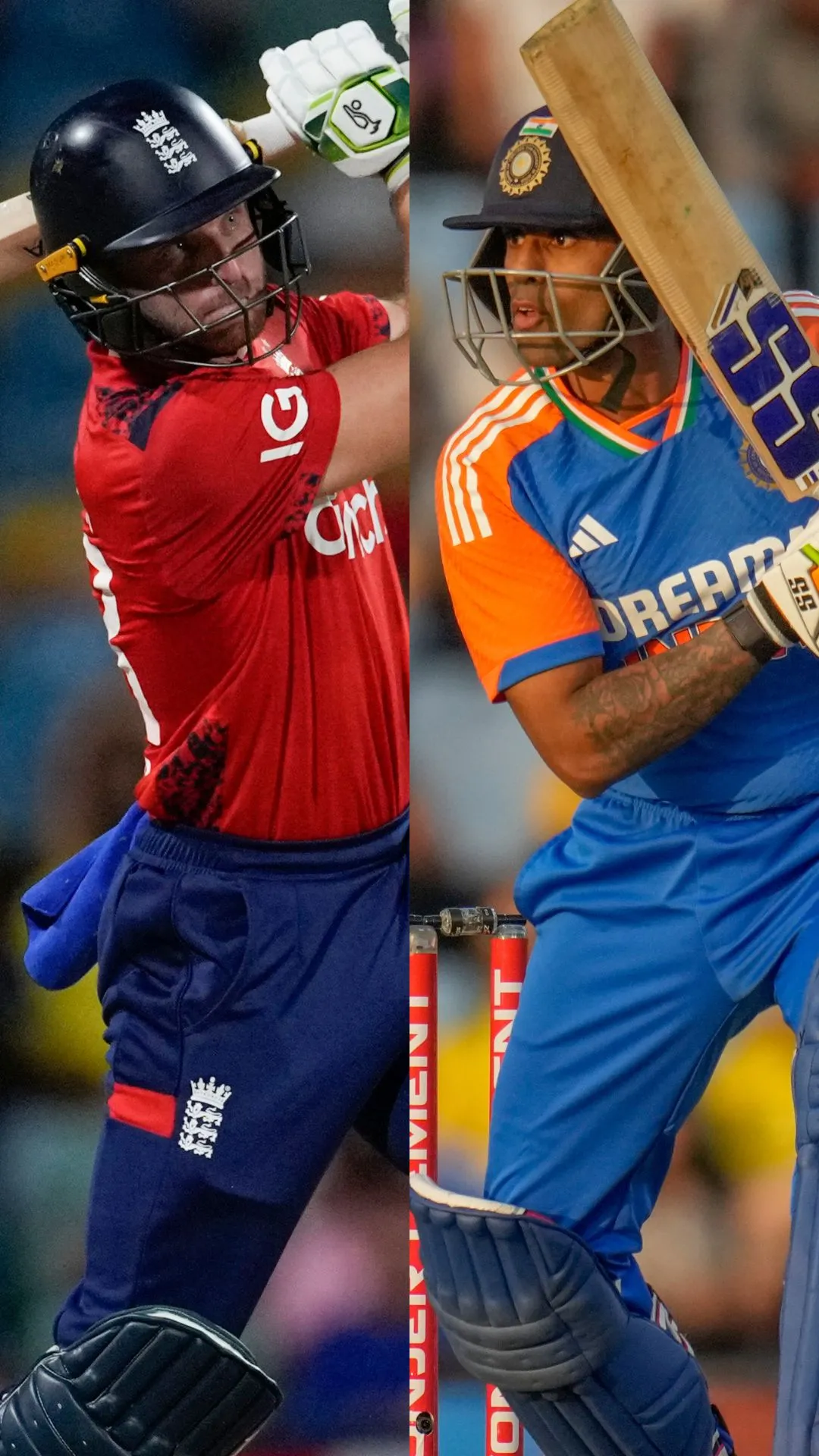 Jos Buttler vs Suryakumar Yadav - Statistical comparison after&nbsp;75&nbsp;T20Is