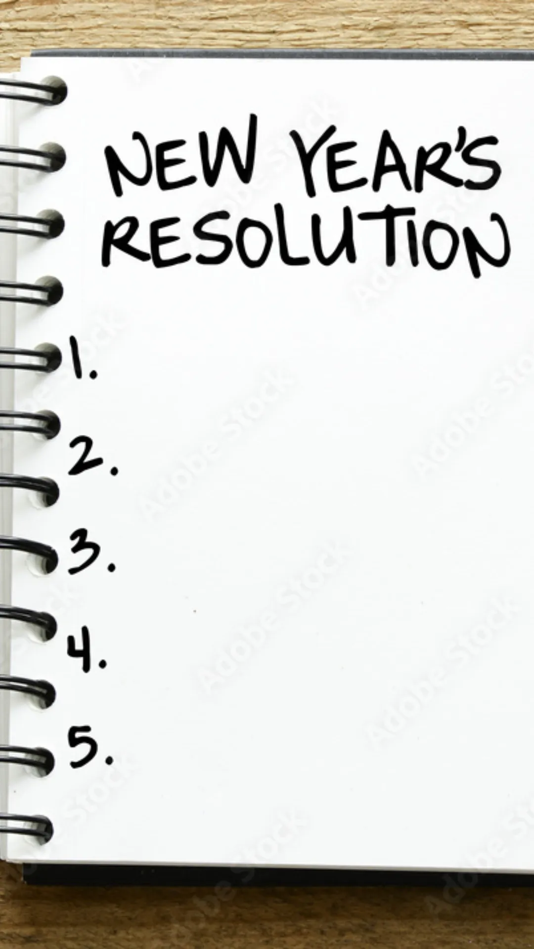 5 most popular New Year's resolutions of 2025