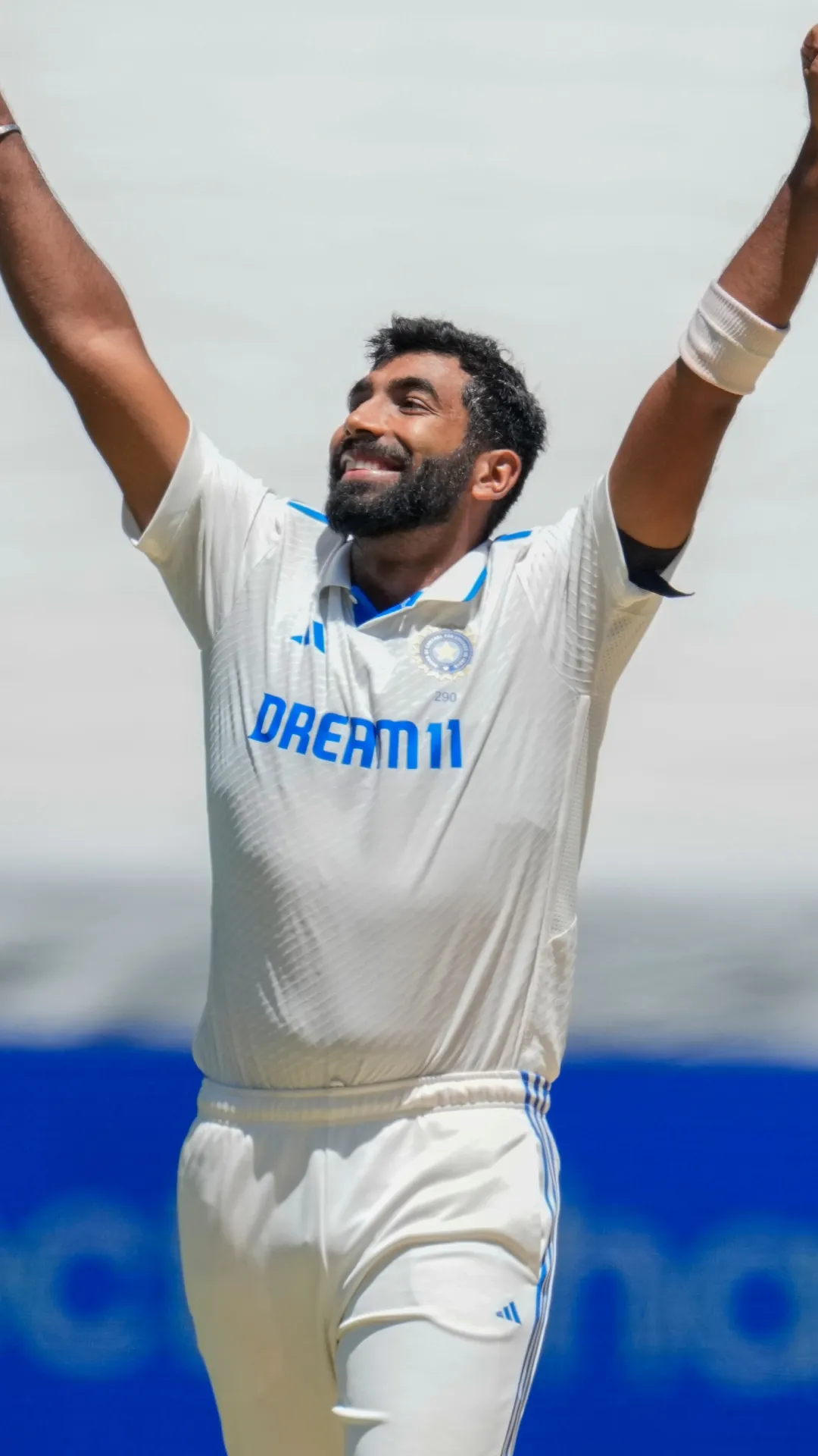 Best average for bowlers with 200 Test wickets; Bumrah at the top, ahead of West Indies'&nbsp;legendary&nbsp;trio