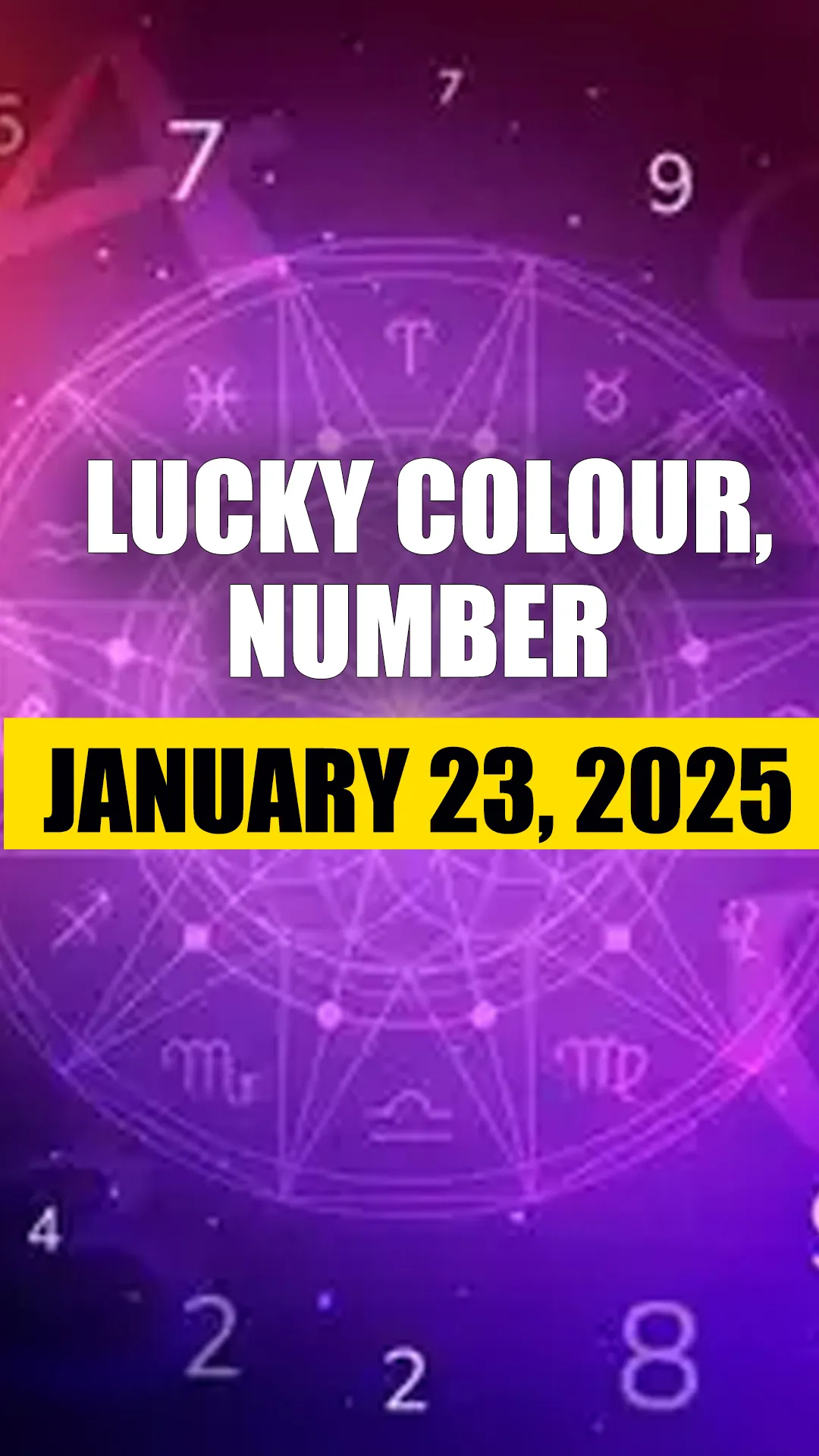 Horoscope Today, January 23, 2025: Know lucky colour, number of all zodiac signs