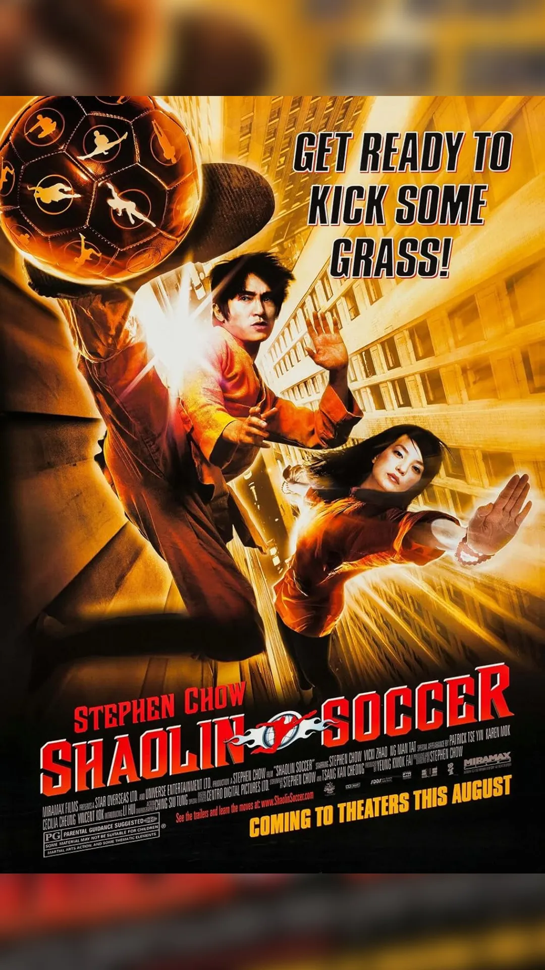 Shaolin Soccer - In the film, a young Shaolin follower reunites with his discouraged brothers to form a soccer team using their martial art skills to their advantage. It is available for streaming on Prime Video.
