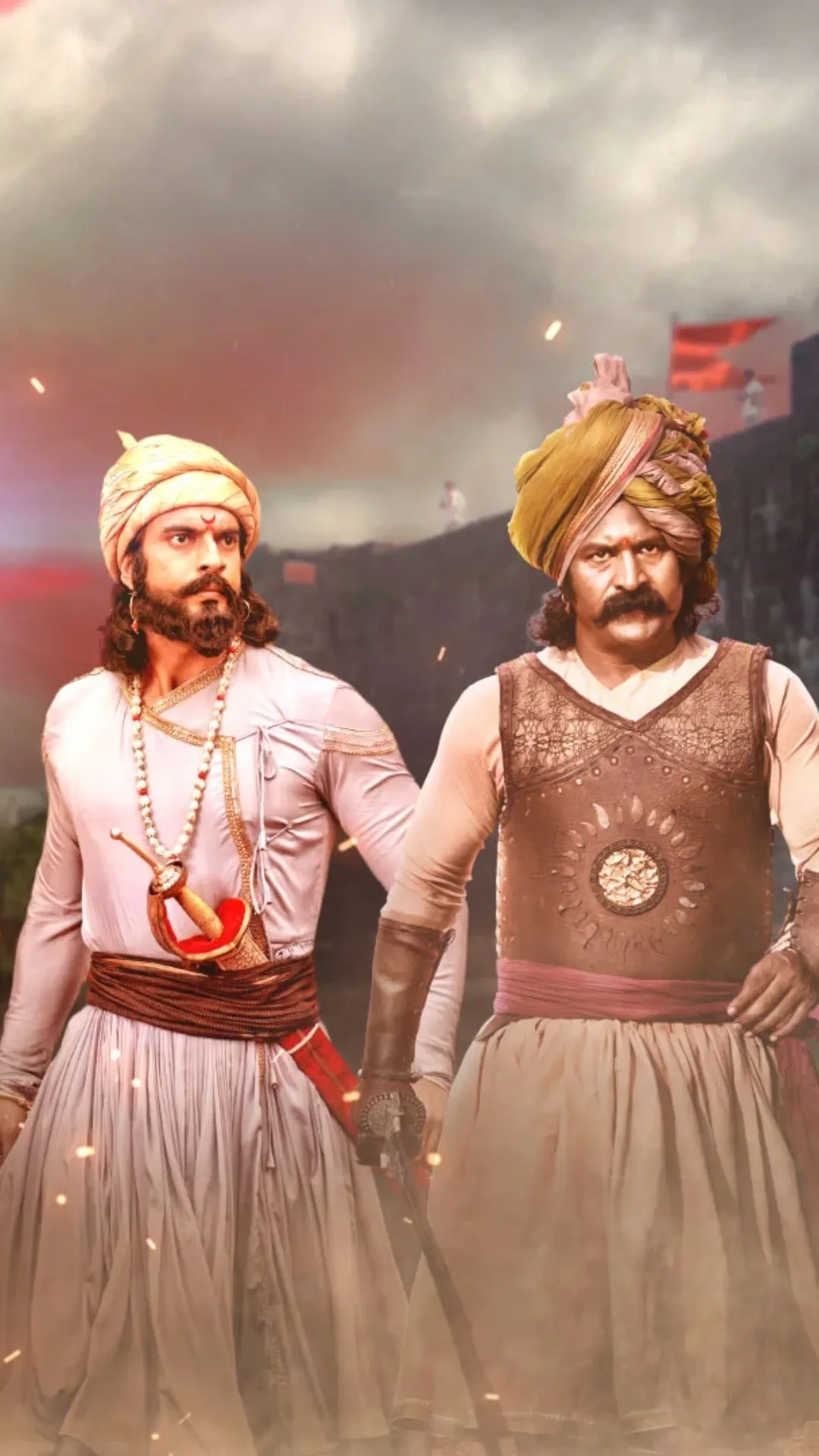 Pawankhind: The life and valour of Baji Prabhu Deshpande during the Battle of Pawankhind served as the inspiration for this movie. Deshpande guides the Maratha warriors in the film as they aid Chhatrapati Shivaji Maharaj in his escape from the Panhala fort.