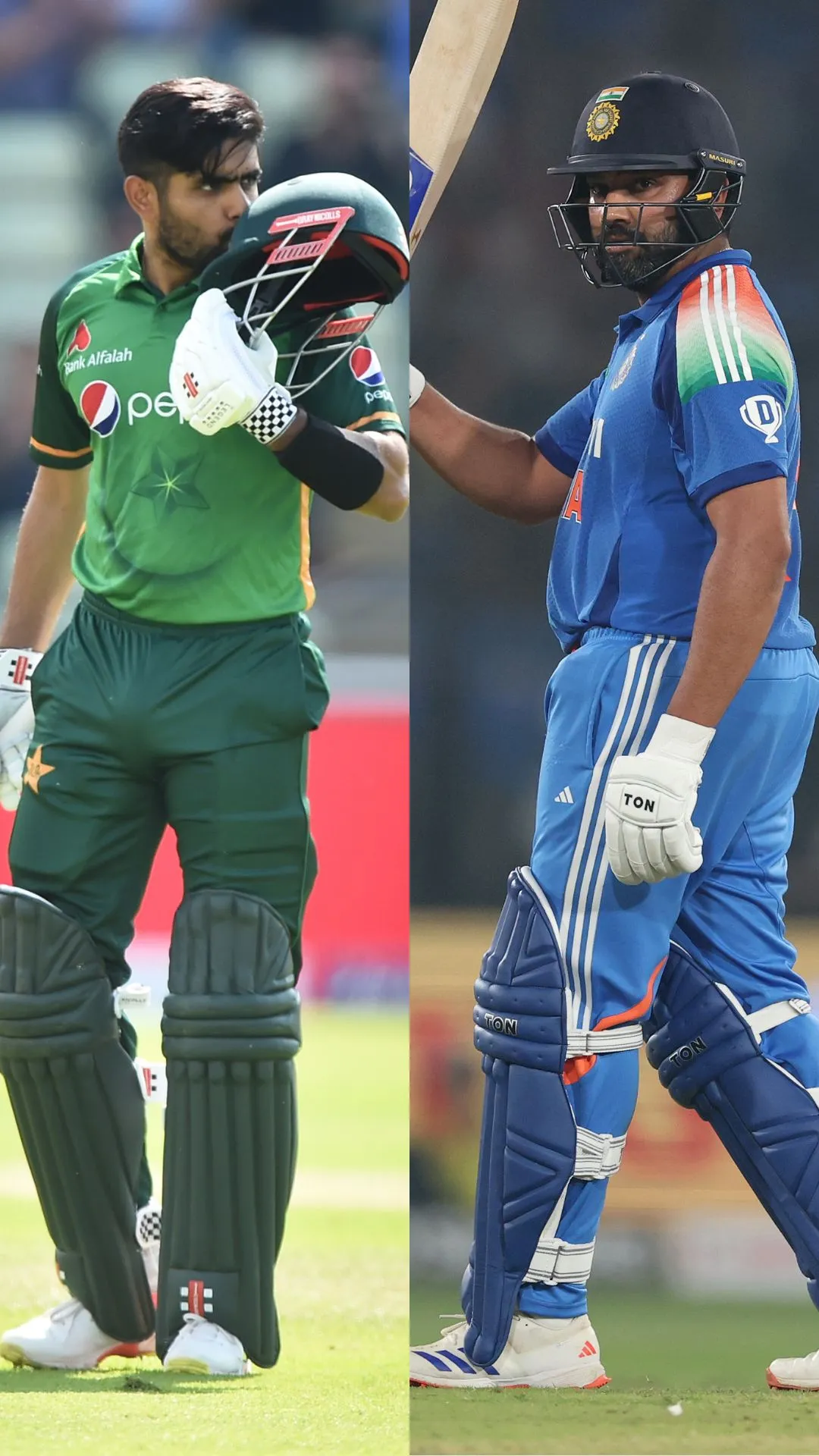 Rohit Sharma vs Babar Azam - Stats comparison after 127 ODIs