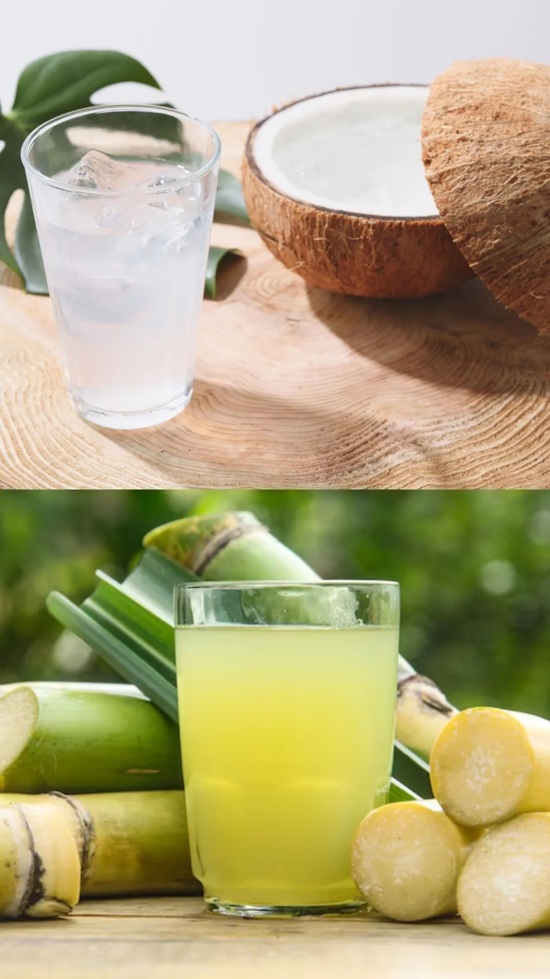 Sugarcane juice vs Coconut water: Which is more hydrating?