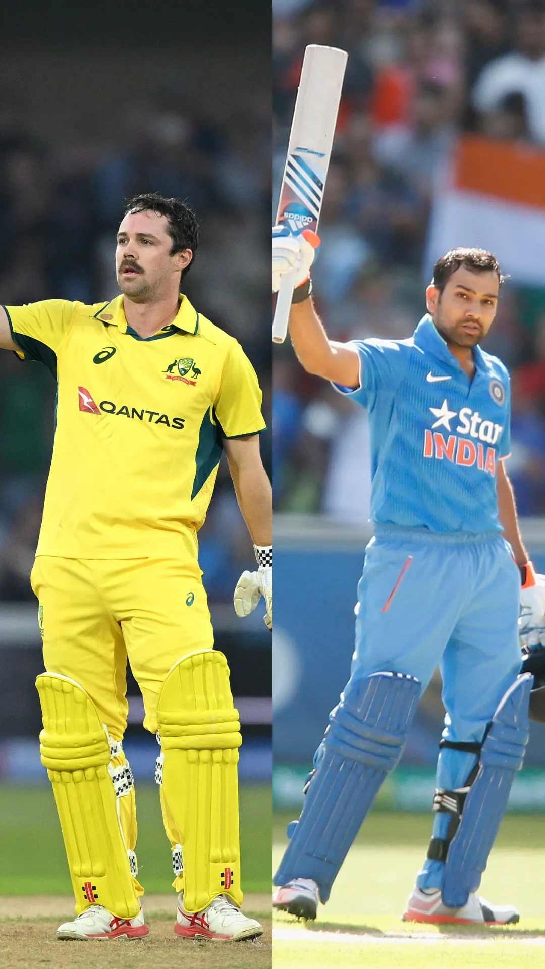 Travis Head vs Rohit Sharma - Stats comparison in last 50 ODIs