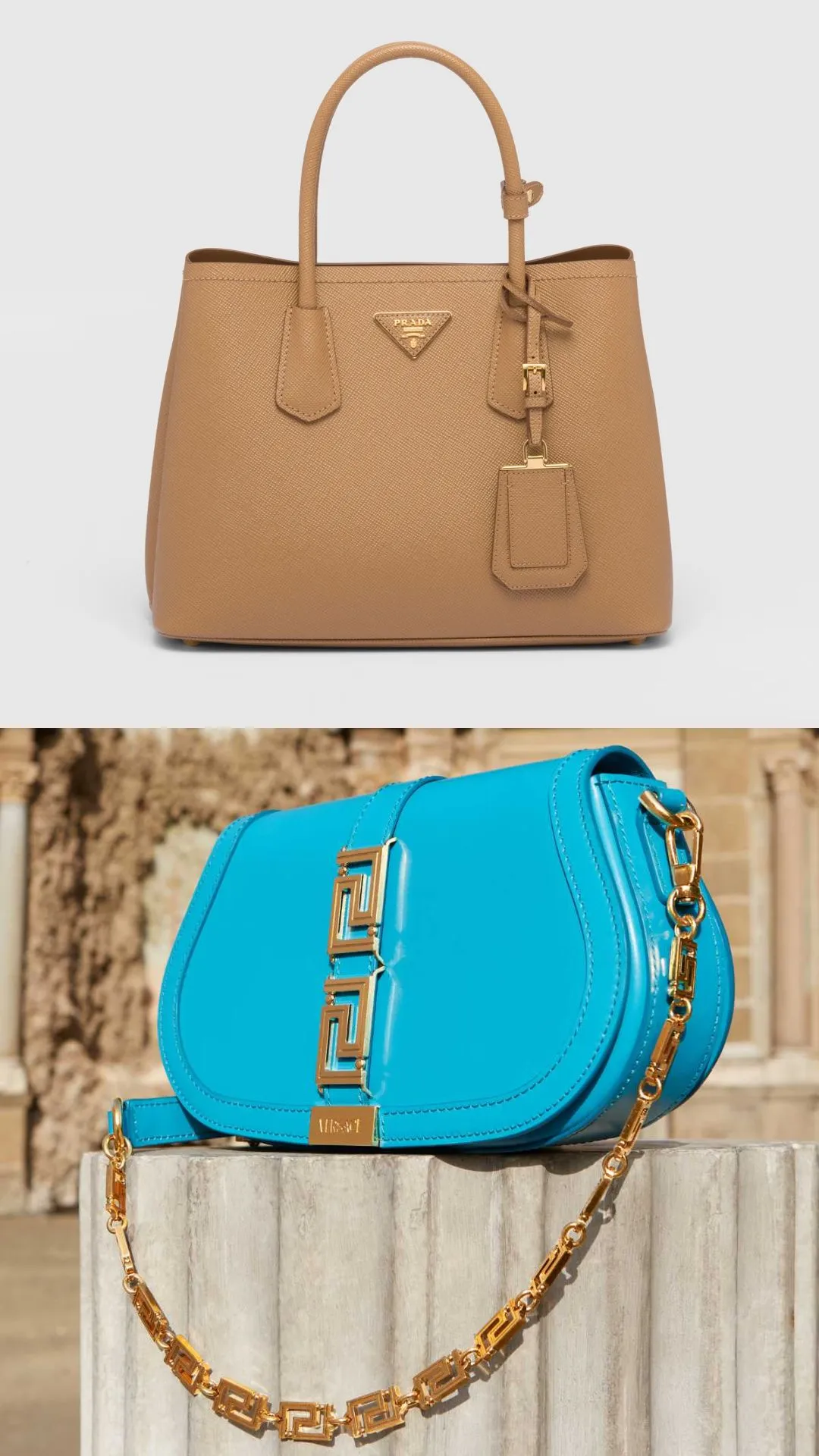 7 best luxury handbags from Prada and Versace