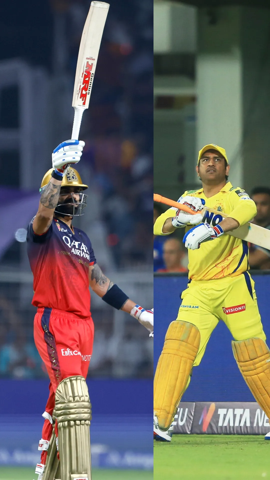 Players with most runs against each team in IPL