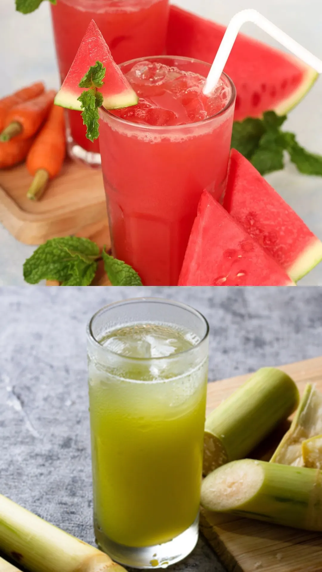 Watermelon juice vs Sugarcane juice: Which drink is more hydrating in summers?