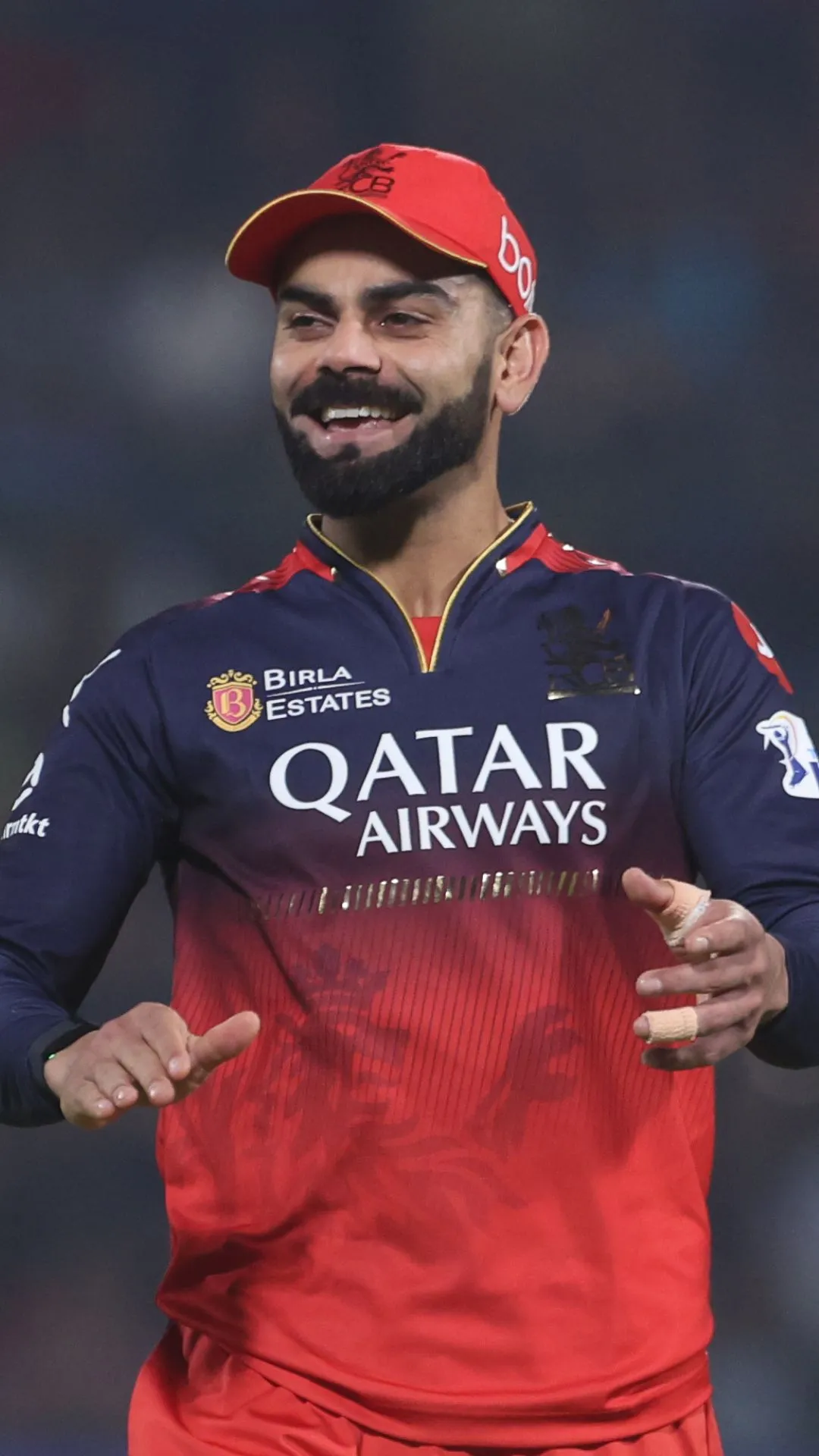 Virat Kohli's strike rate in powerplay in each IPL season since 2016