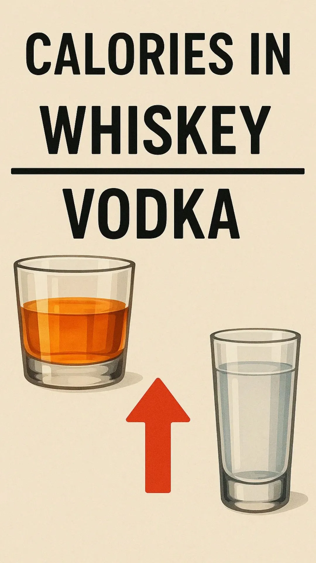 Whiskey vs Vodka: Which one has fewer calories?