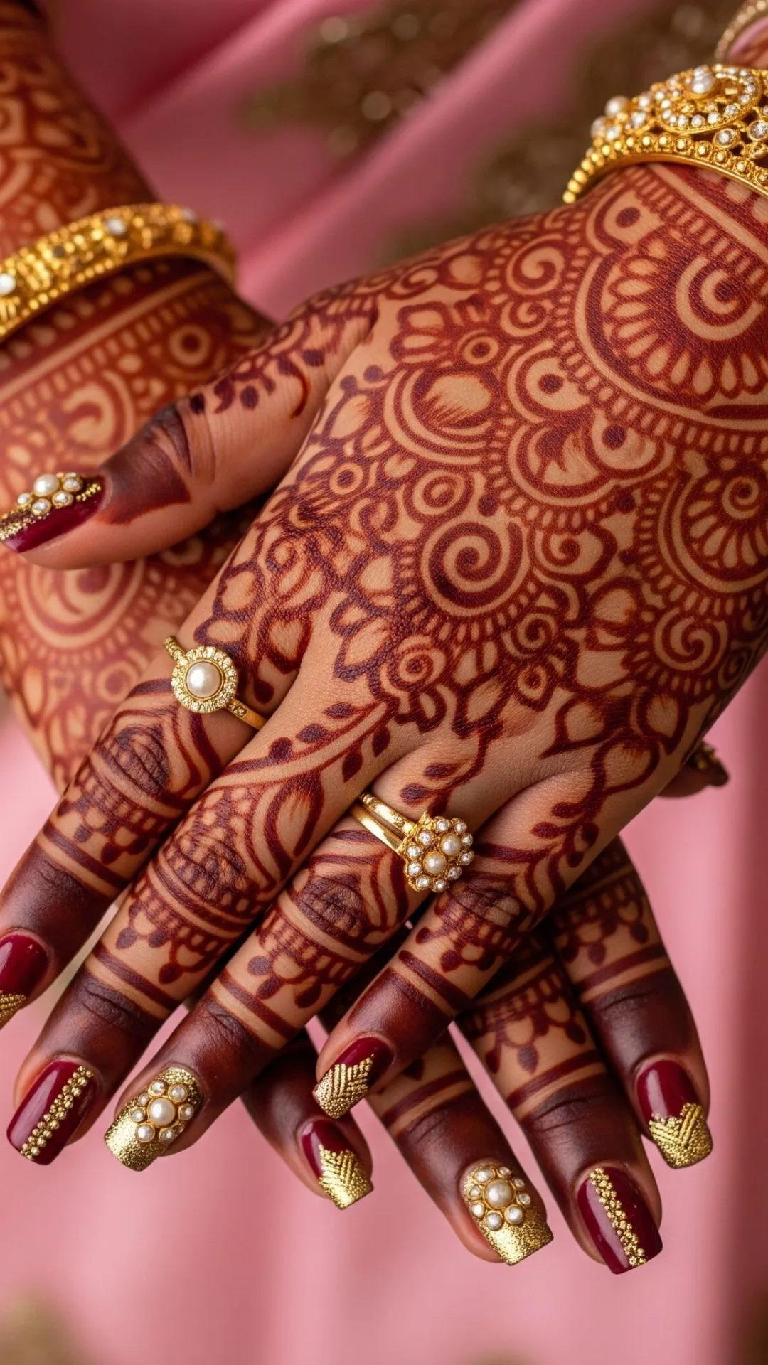 Latest bridal nail art designs for Indian weddings