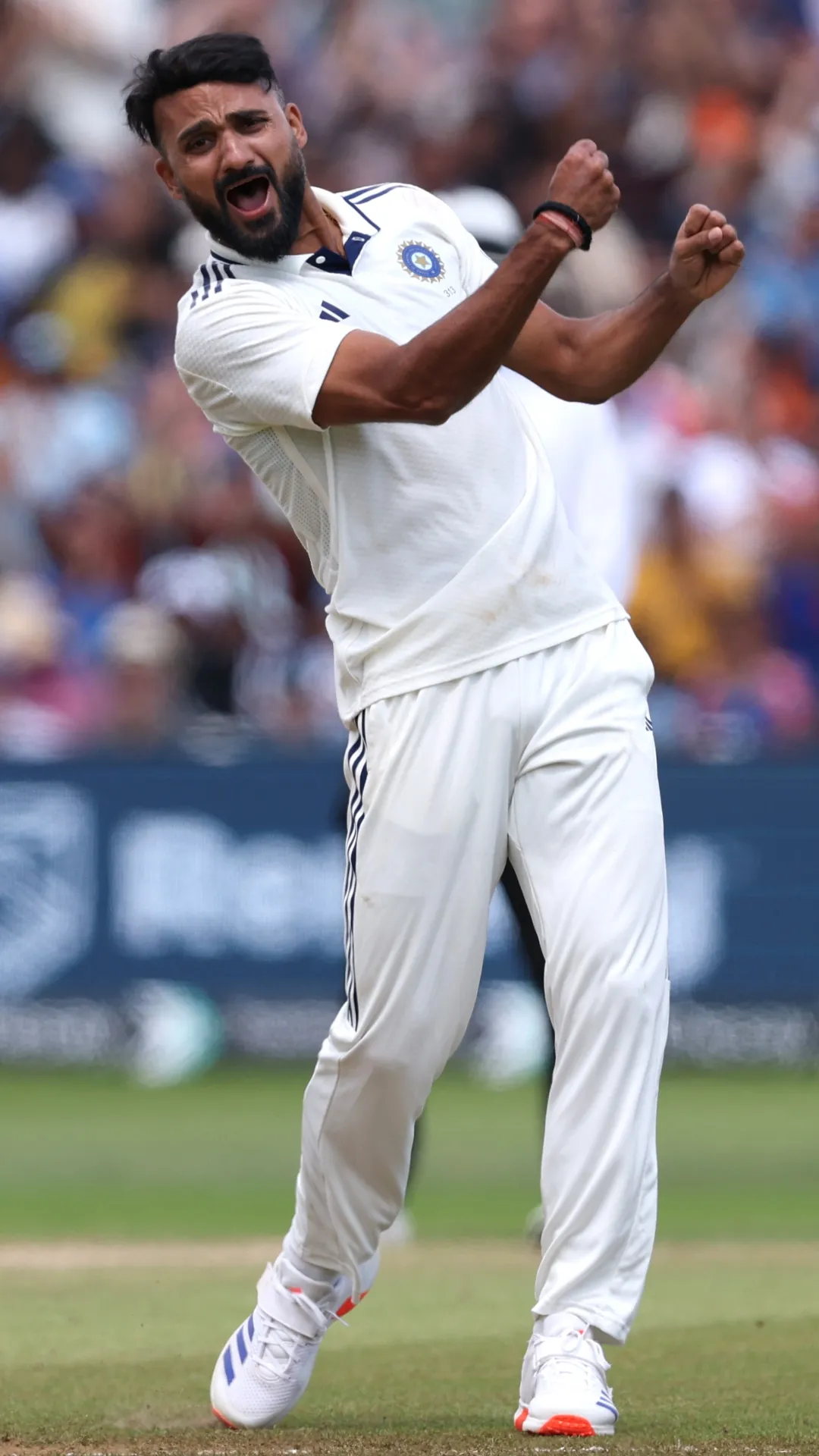 Best bowling match figures by an Indian bowler in England