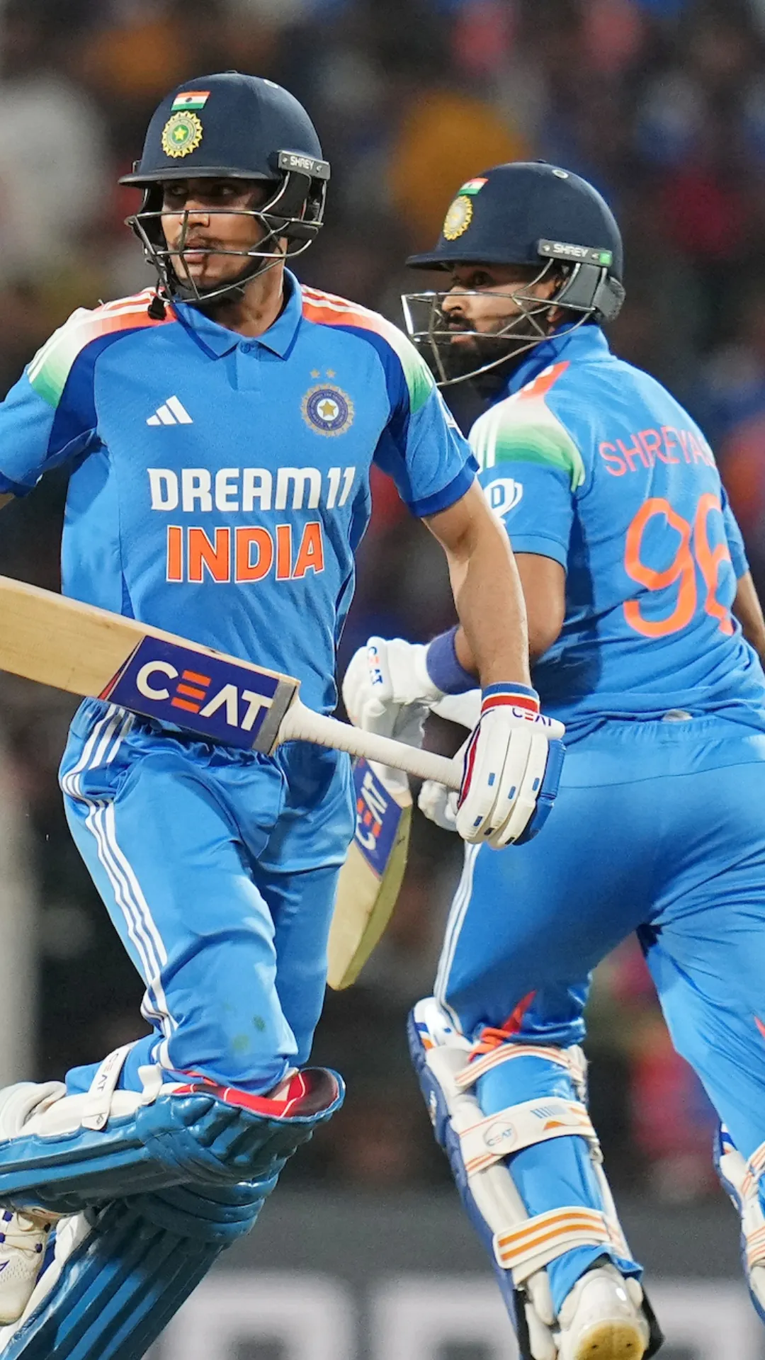 Shreyas Iyer vs Shubman Gill - T20I record comparison