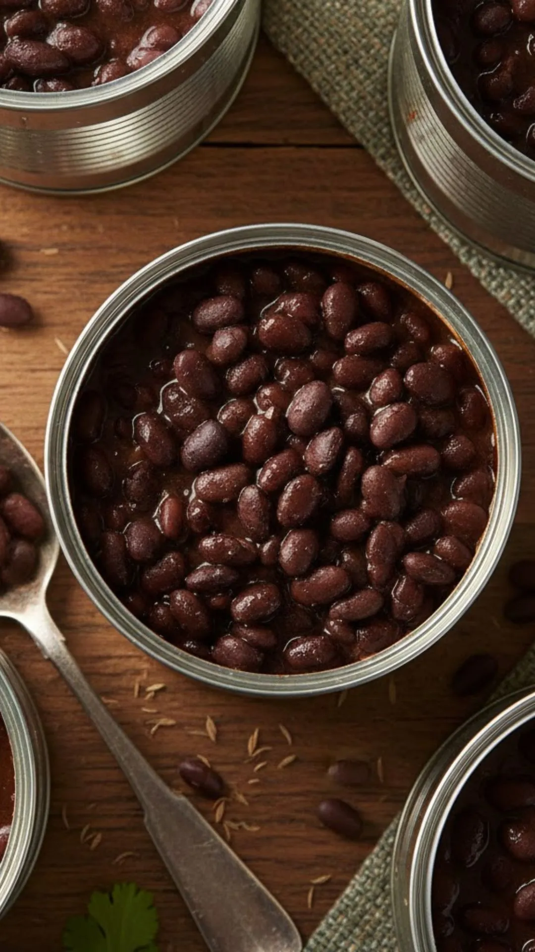 1. Canned black beans: Black beans are full of fibre, which your gut bacteria genuinely enjoy. They help keep digestion moving and tend to be easy on the stomach, especially when rinsed well before cooking.