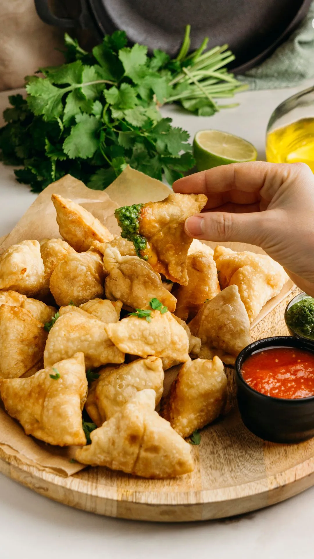 1. Samosa: The samosa is a delightful snack full of crust, filling and crunch. However, this deep-fried pastry has a very heavy filling that can be a little overwhelming for the stomach.