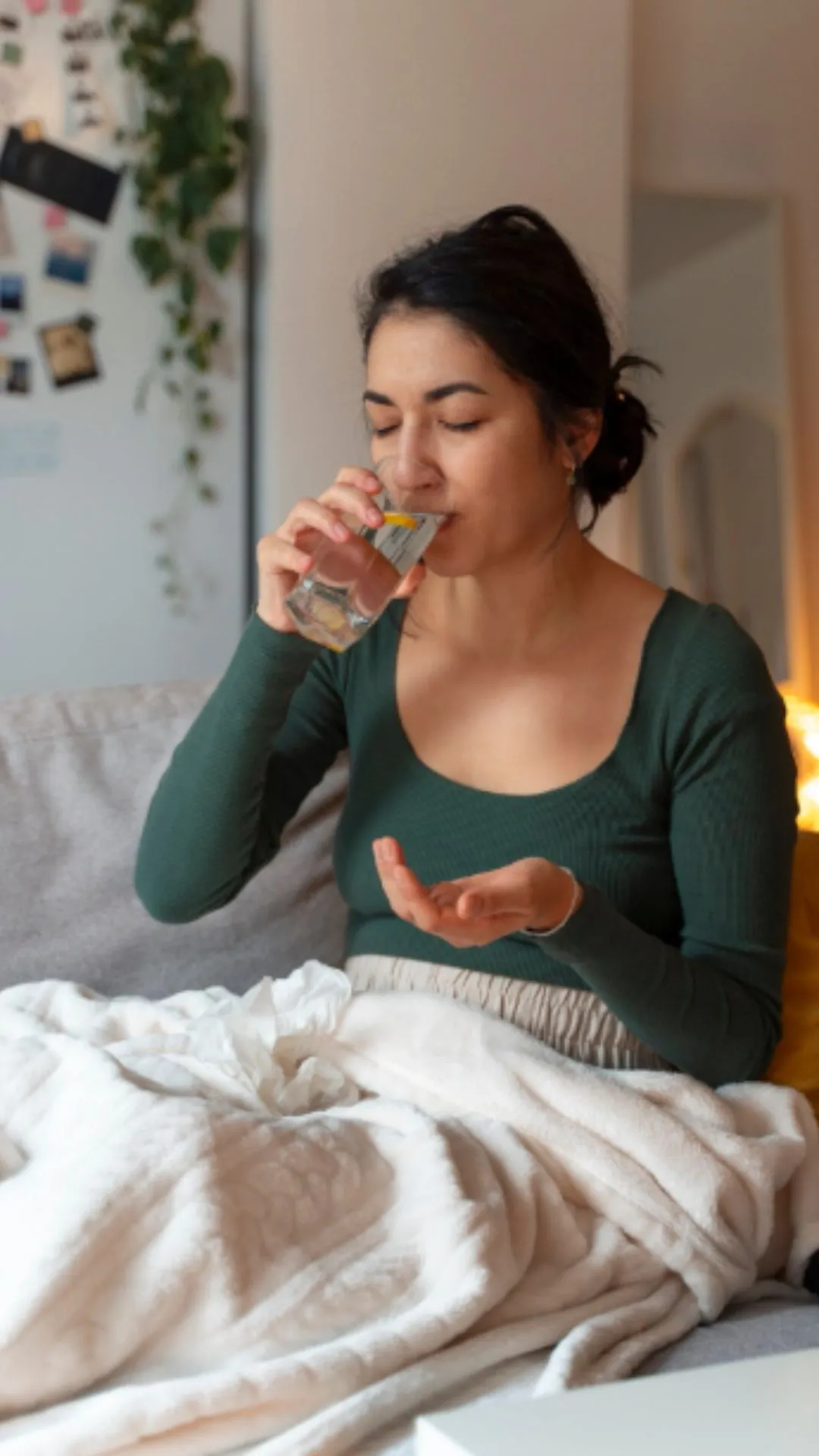 &ldquo;This water is calm, pure and restorative. As I drink it, my body softens and resets. I allow ease to flow through me.&rdquo;